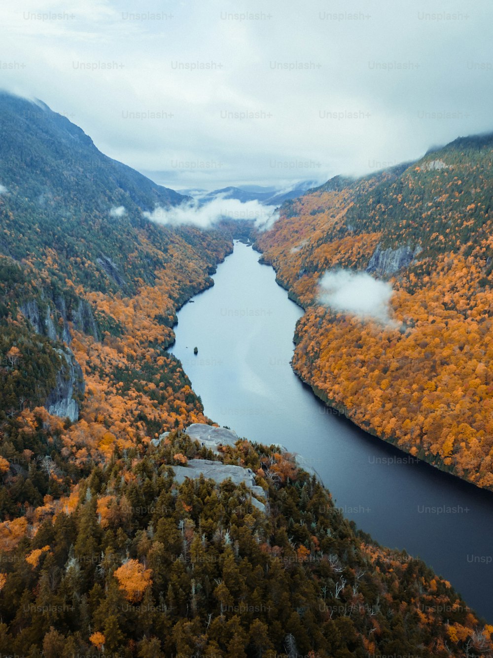 a river running through a valley