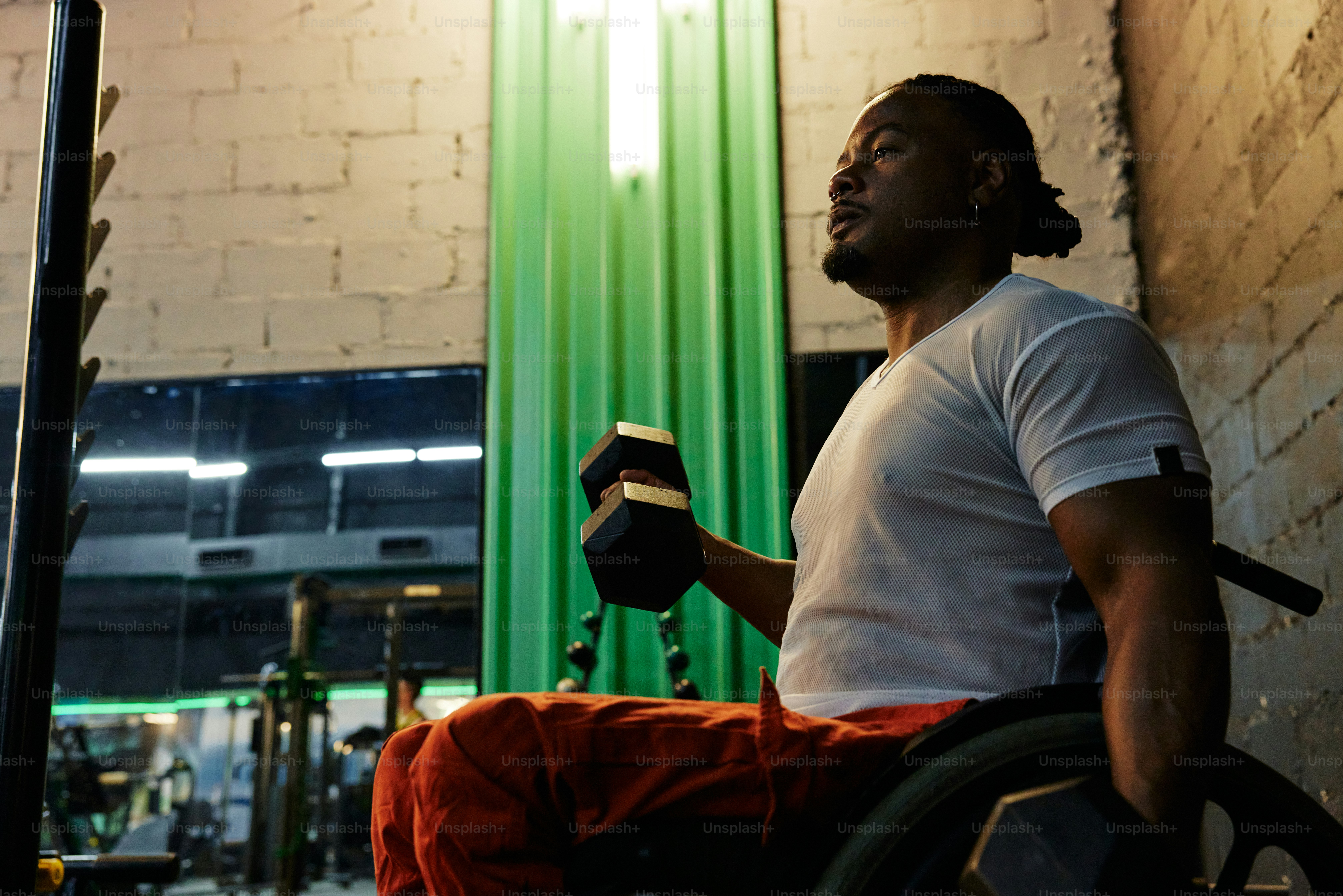 a man sitting in a chair