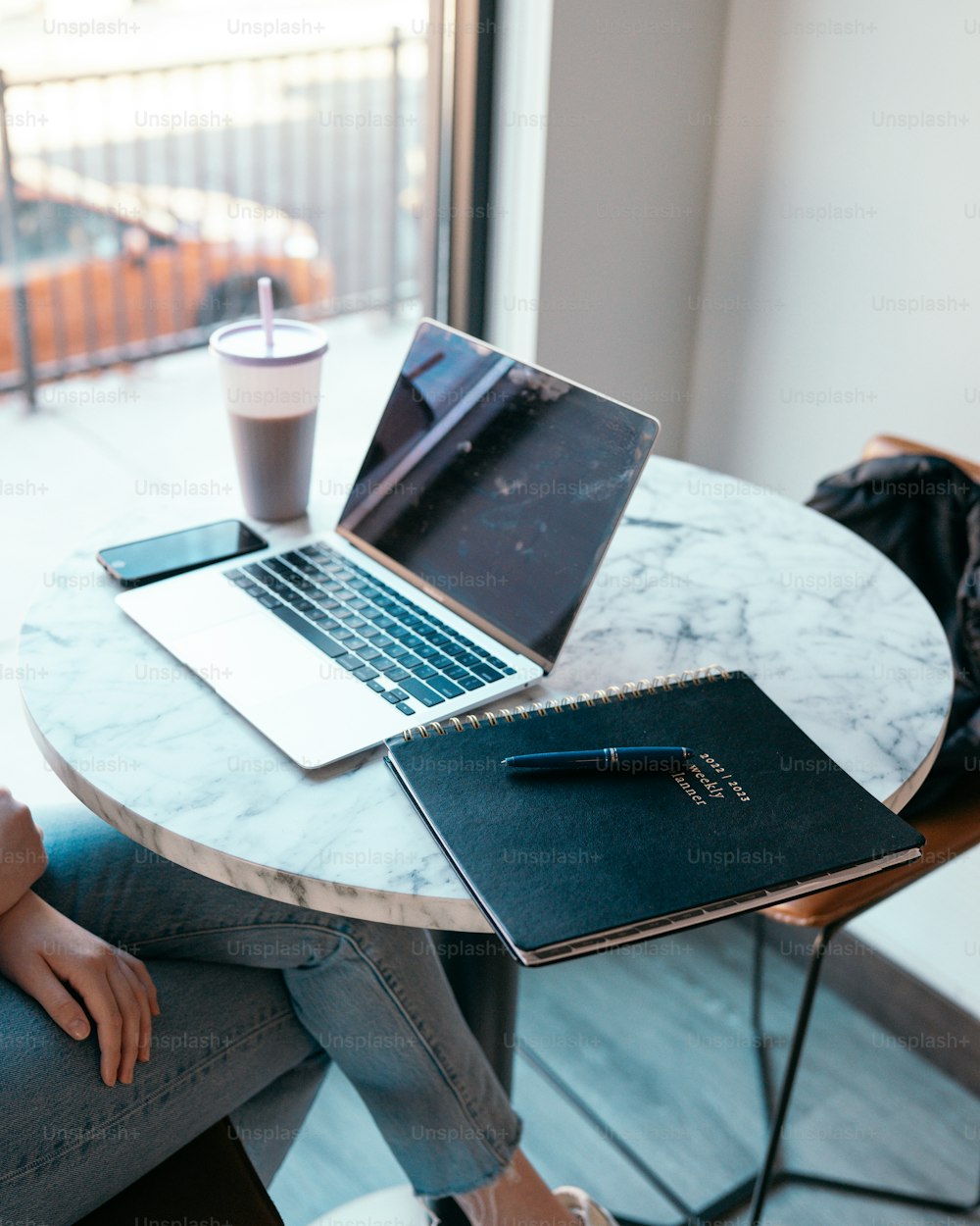 a laptop on a table