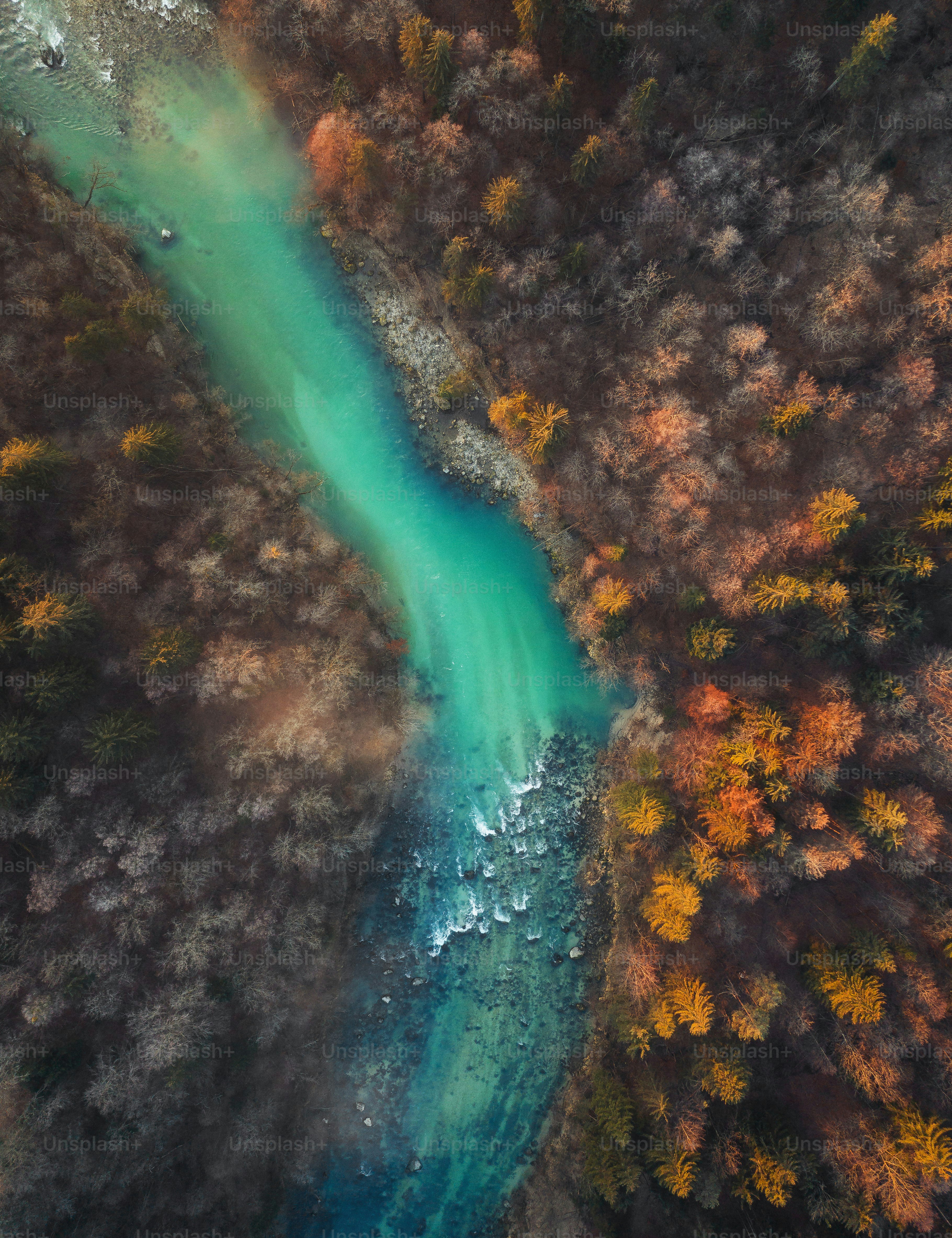 a view of a city from space