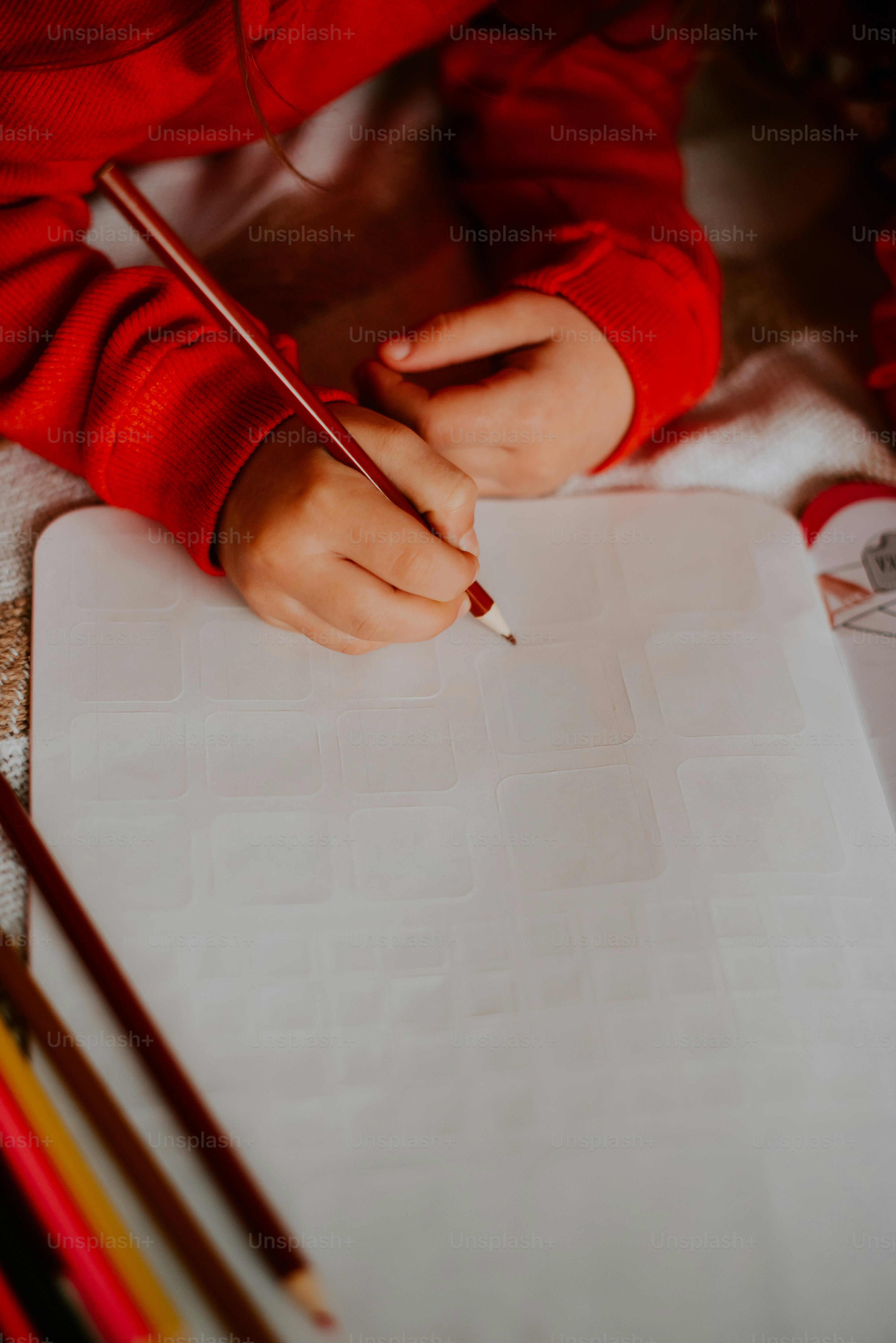 a person holding a pen