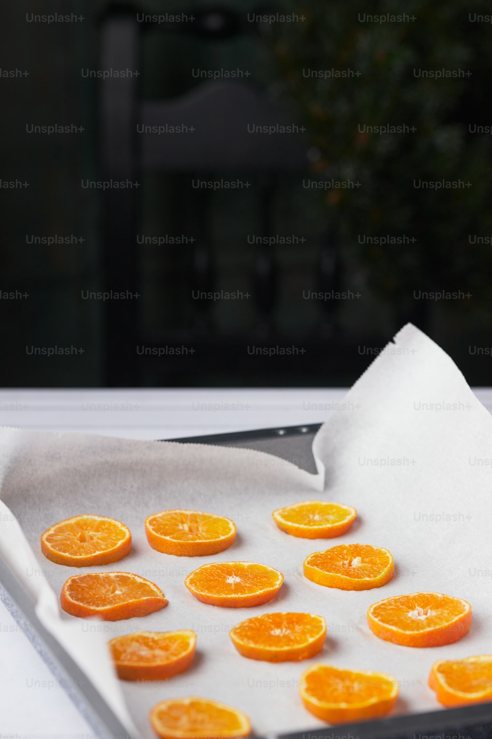 오렌지 한 접시
