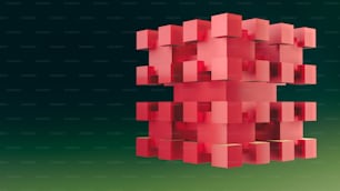 un groupe de cubes