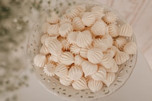 a bowl of marshmallows