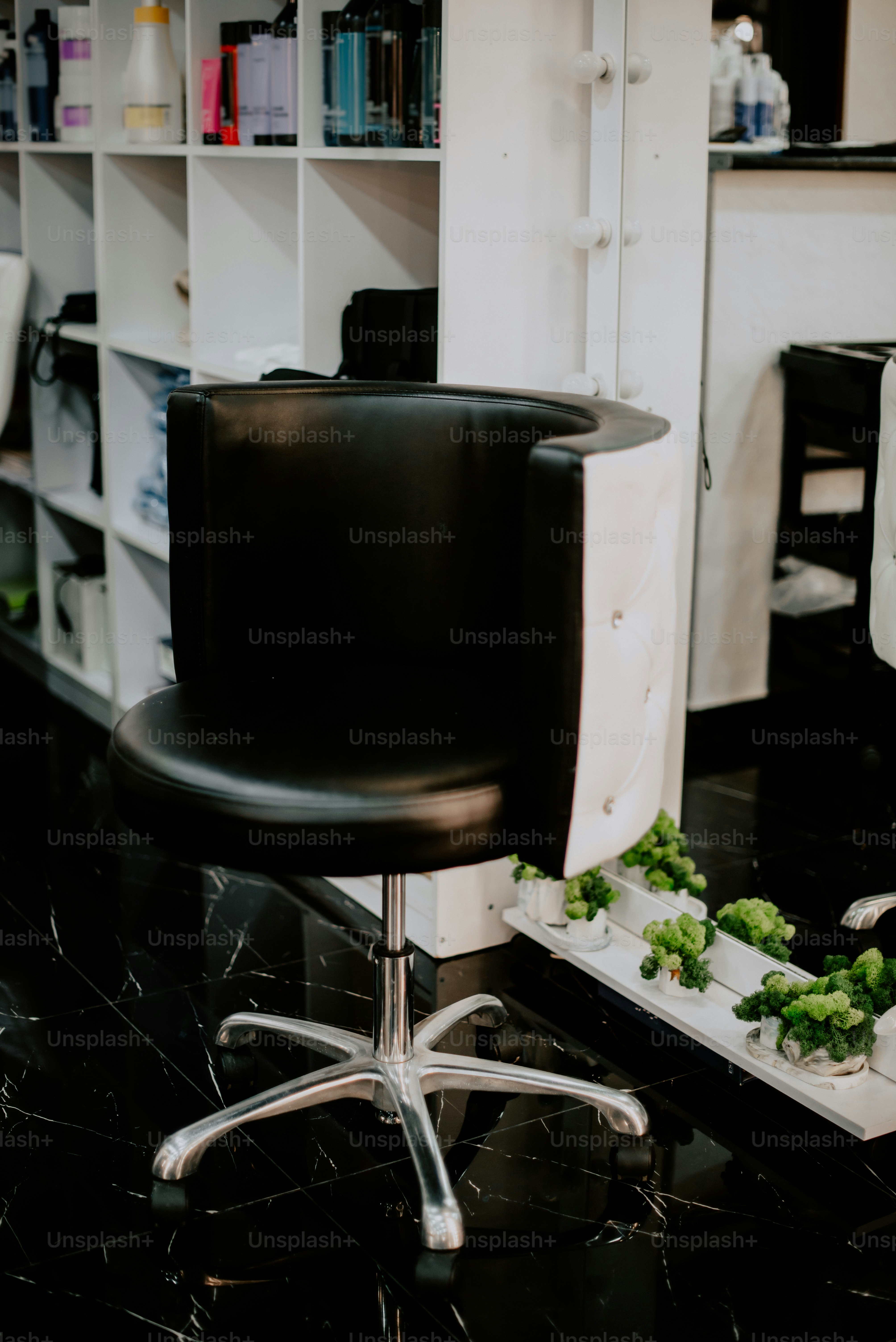 a chair in a kitchen