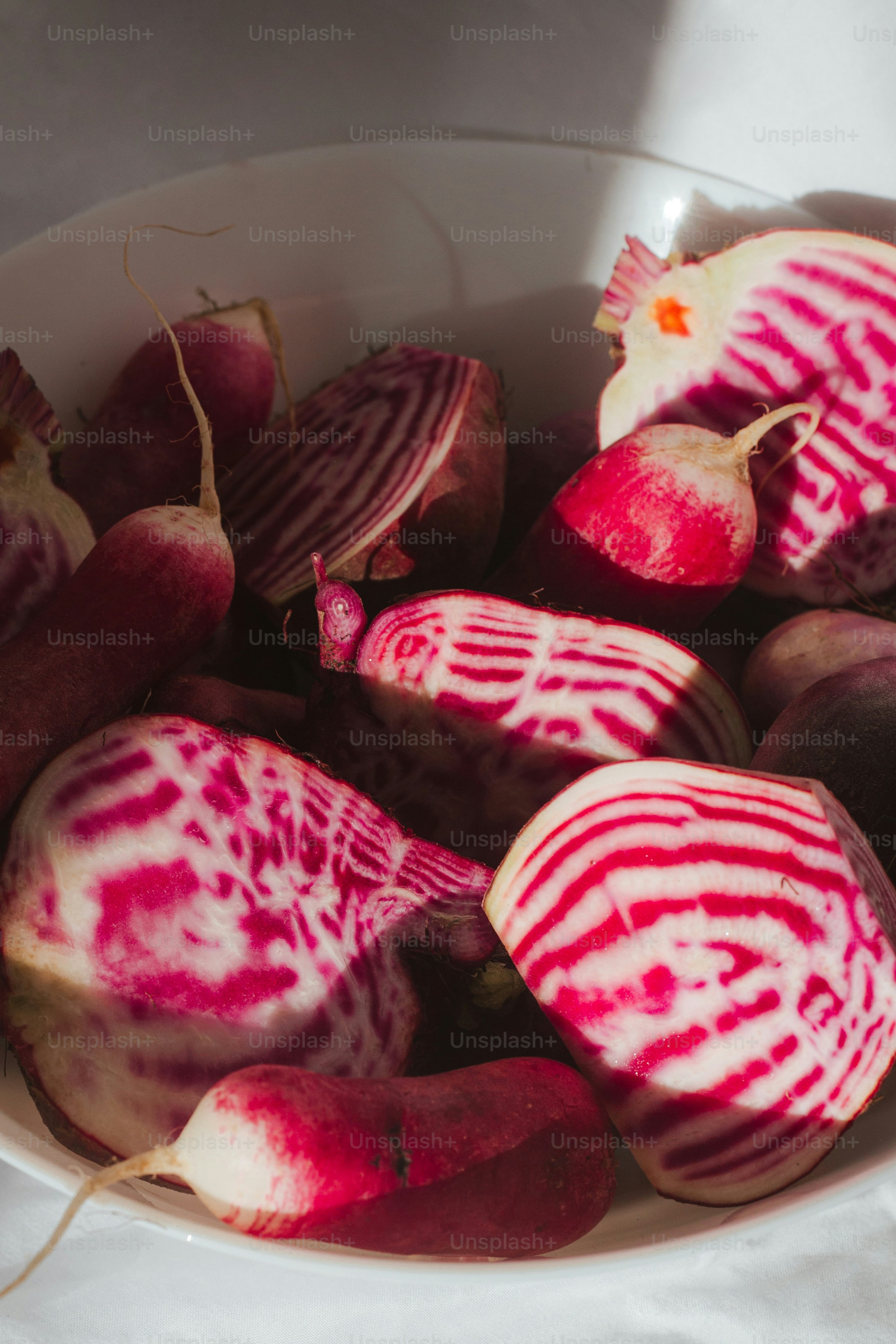 a bowl of pomegranates