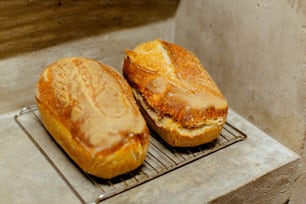 a couple of loafs of bread