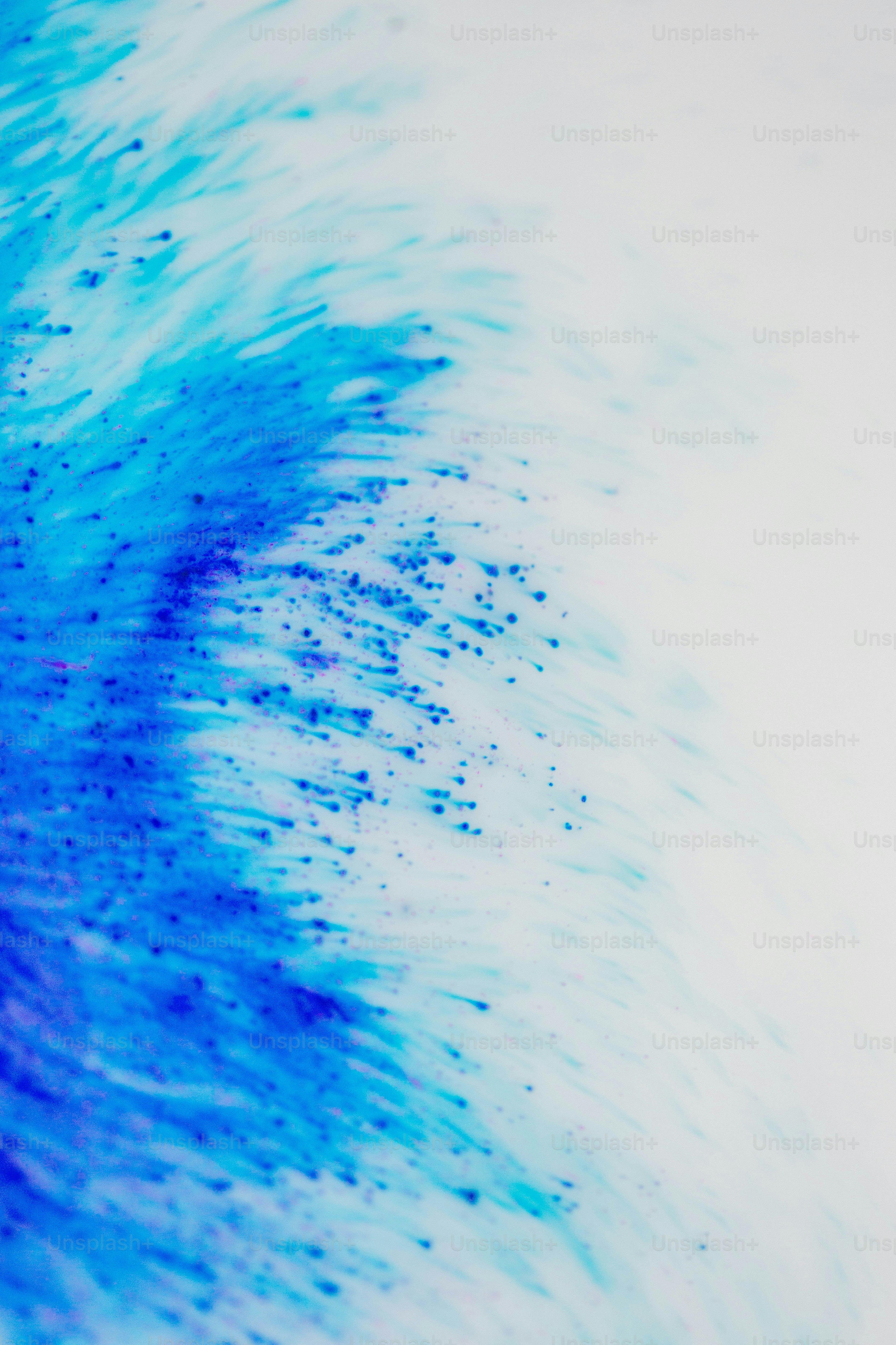 약간의 물의 클로즈업