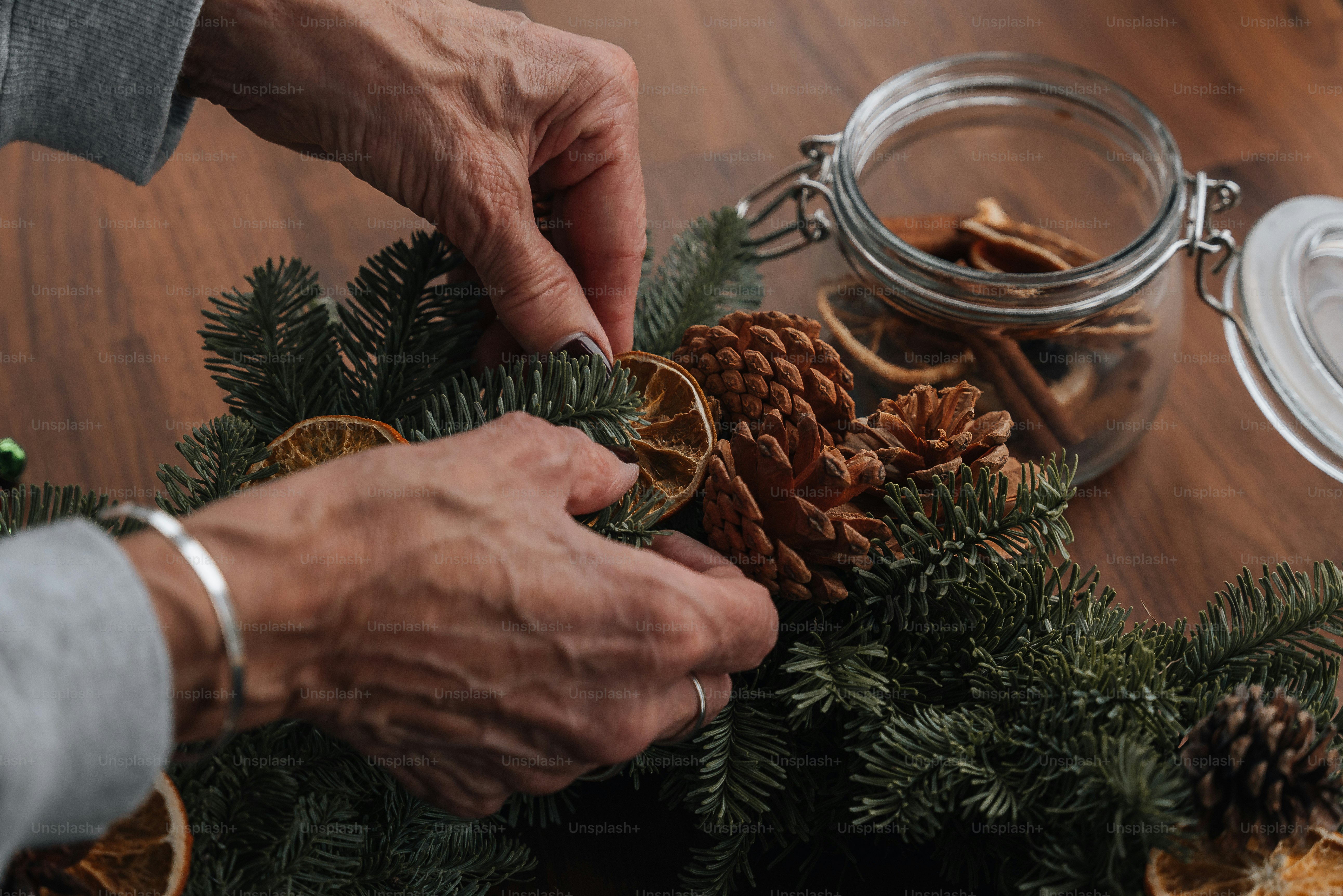 a person holding a pineapple
