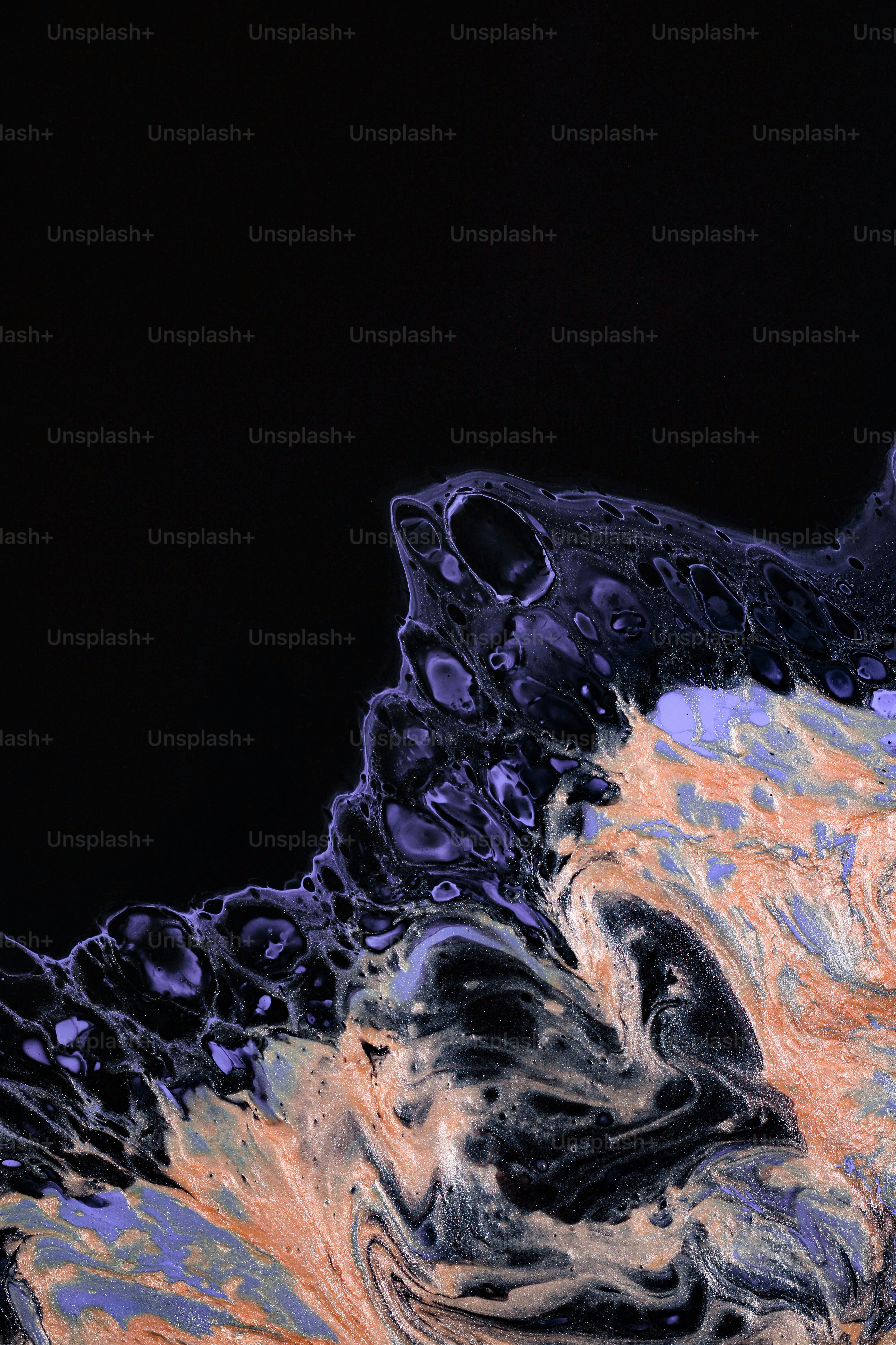 a close-up of a rock