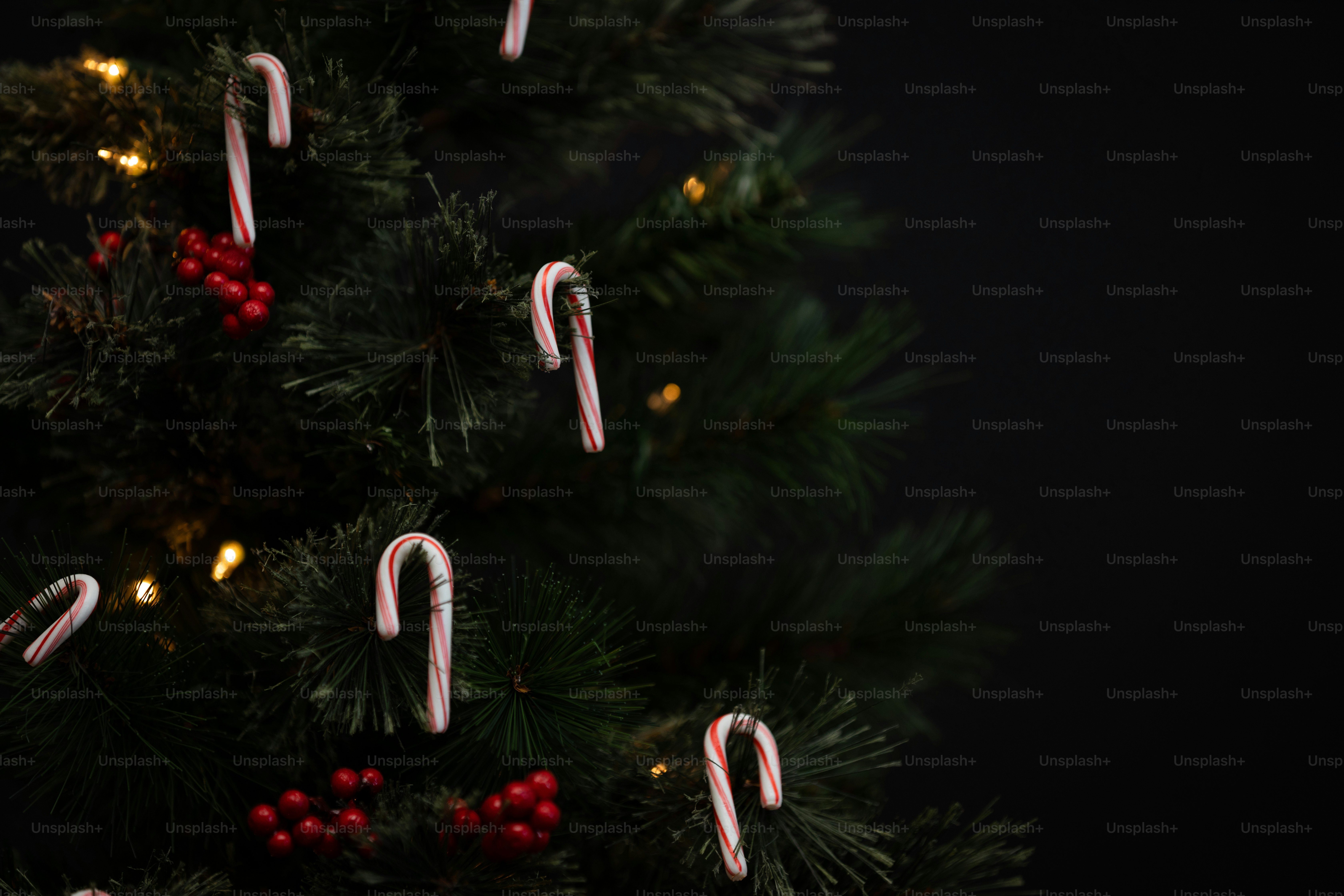 a christmas tree with decorations