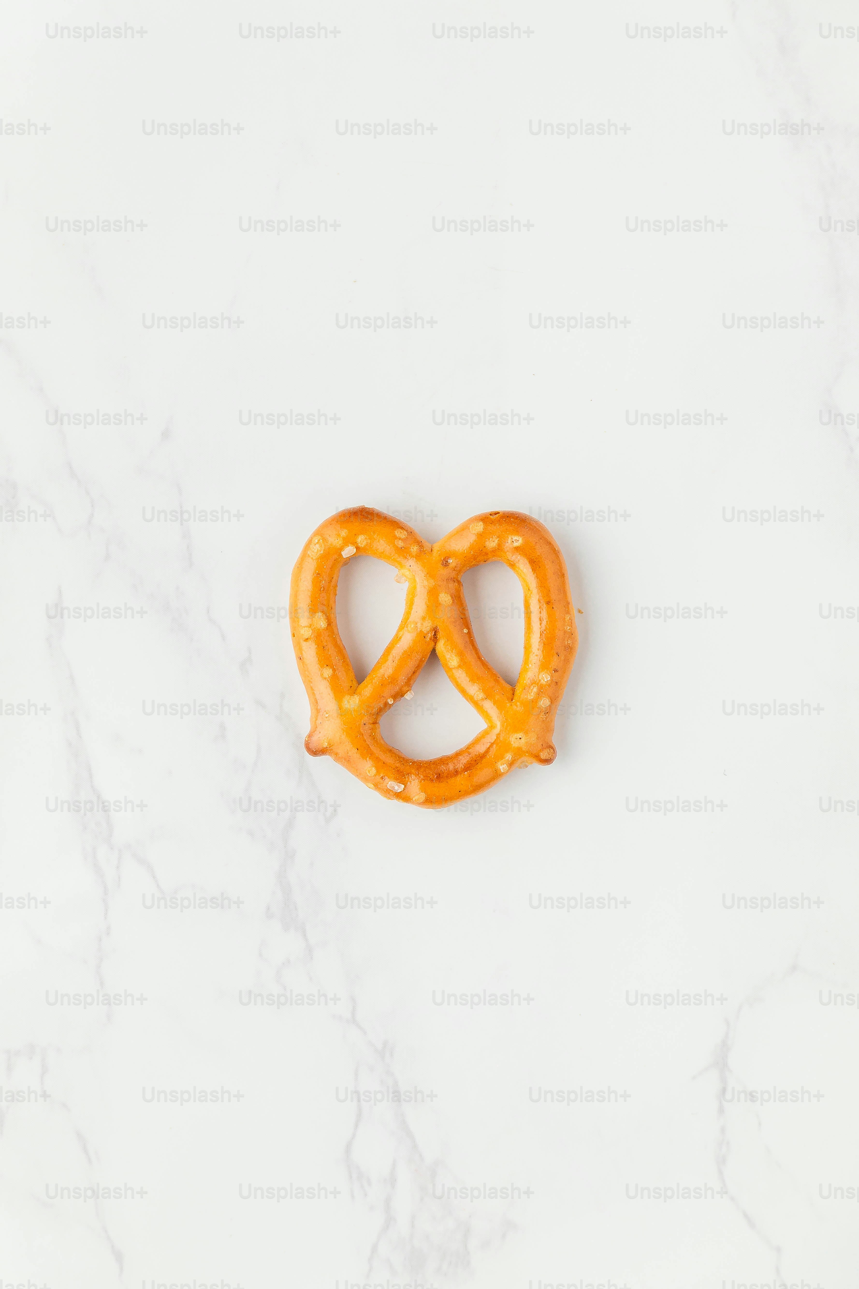 a pair of orange and white rings