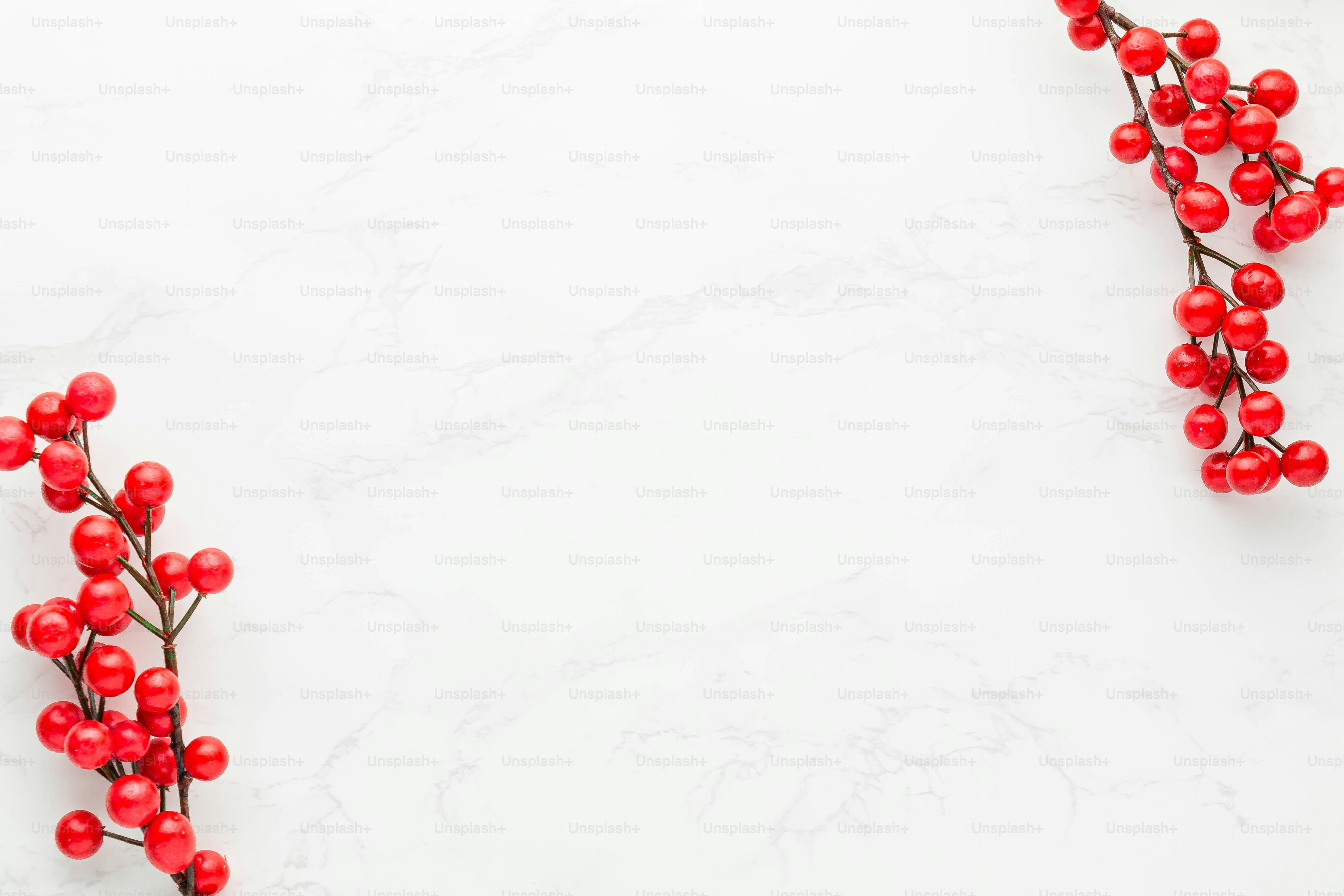 ein Strauß roter Beeren