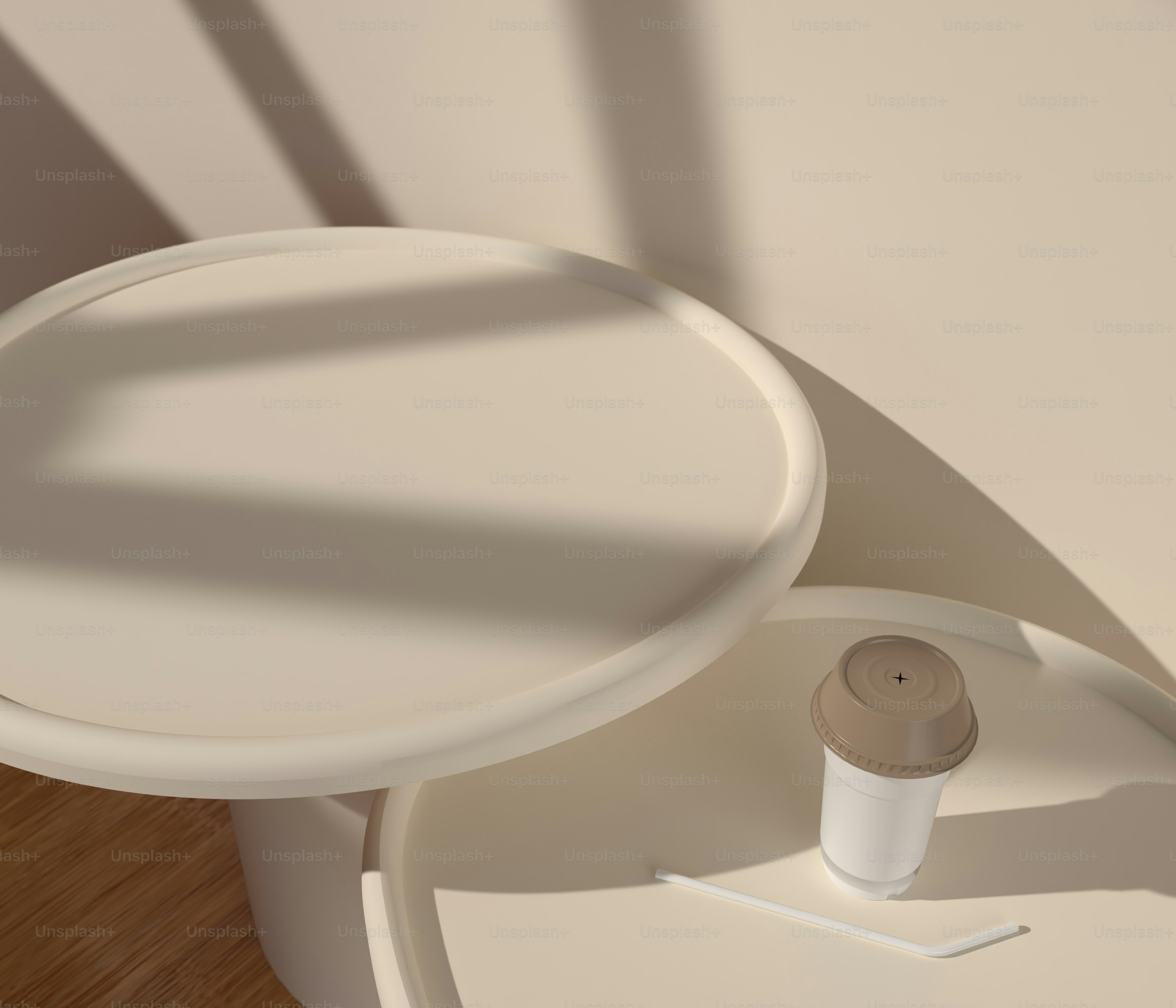 a white lamp shade
