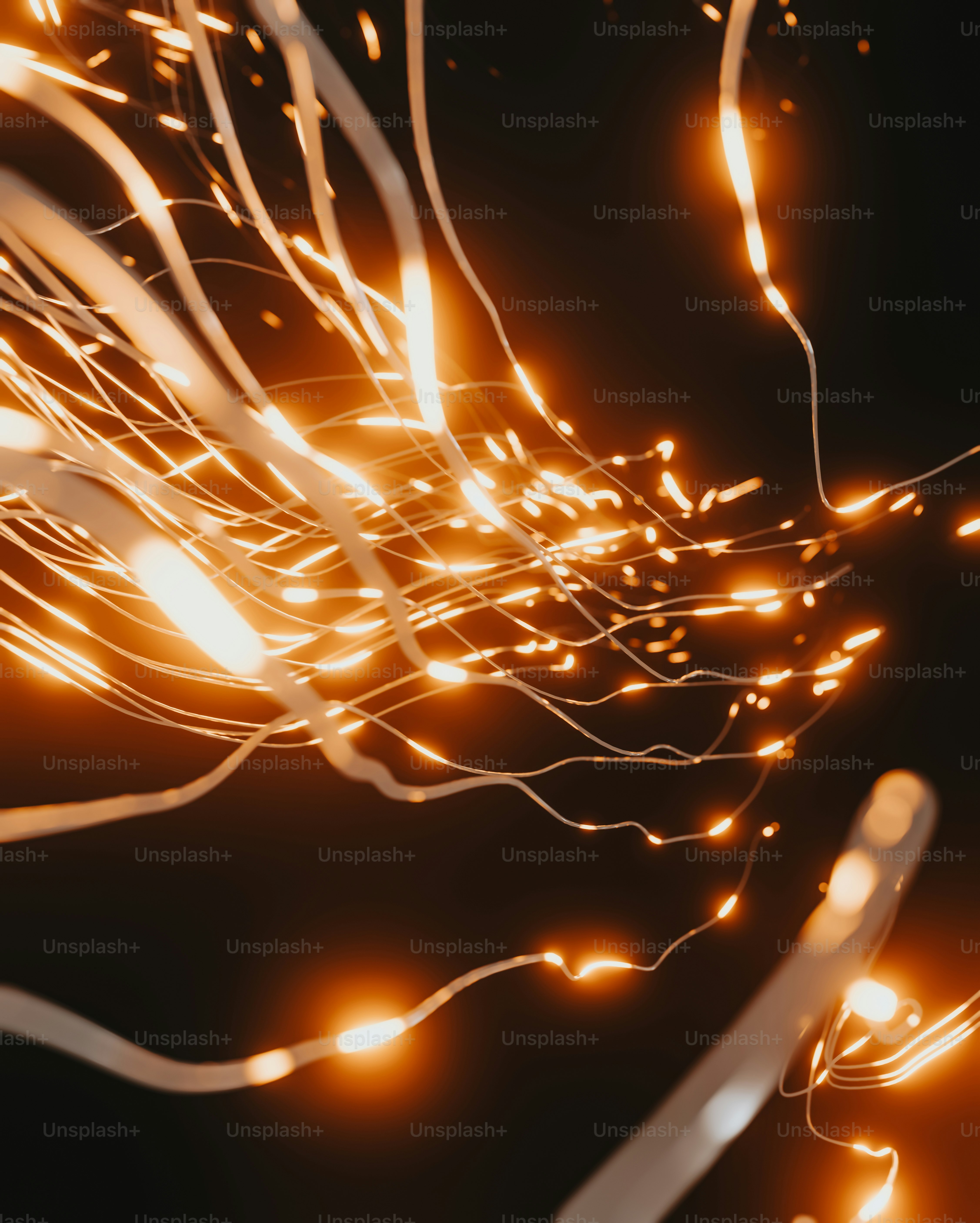 eine Nahaufnahme einiger Lichter