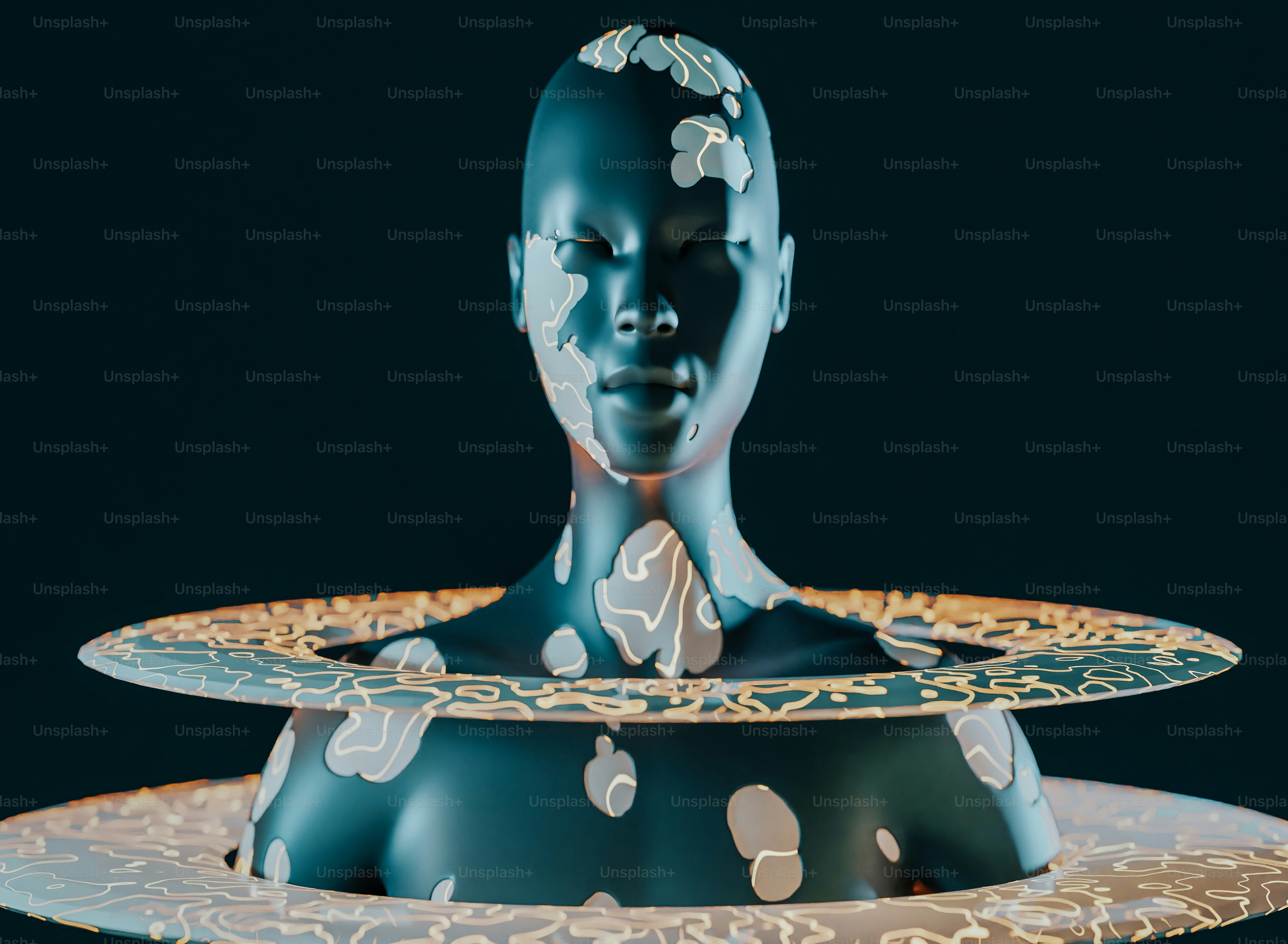 a statue of a person