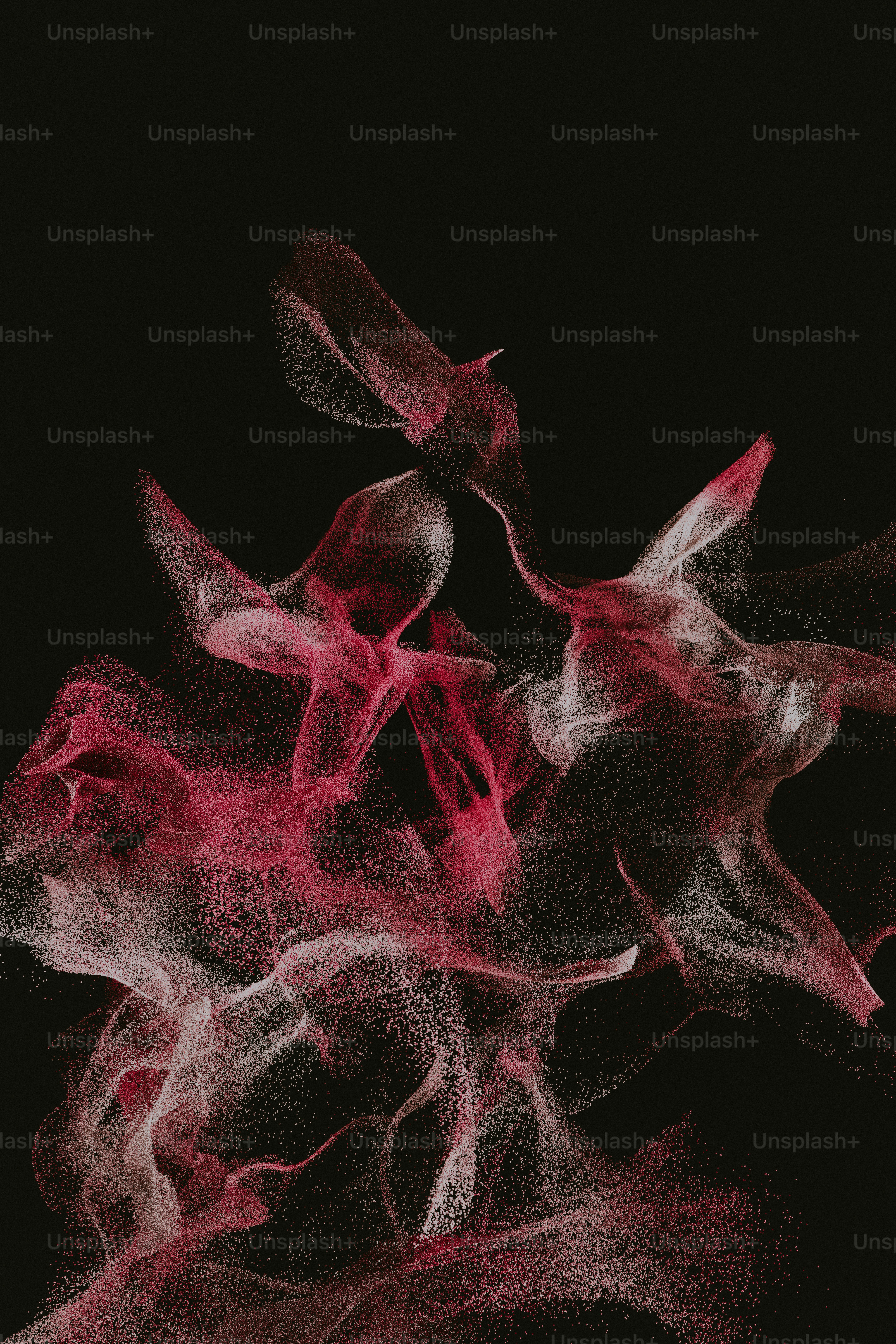 a close up of a red light