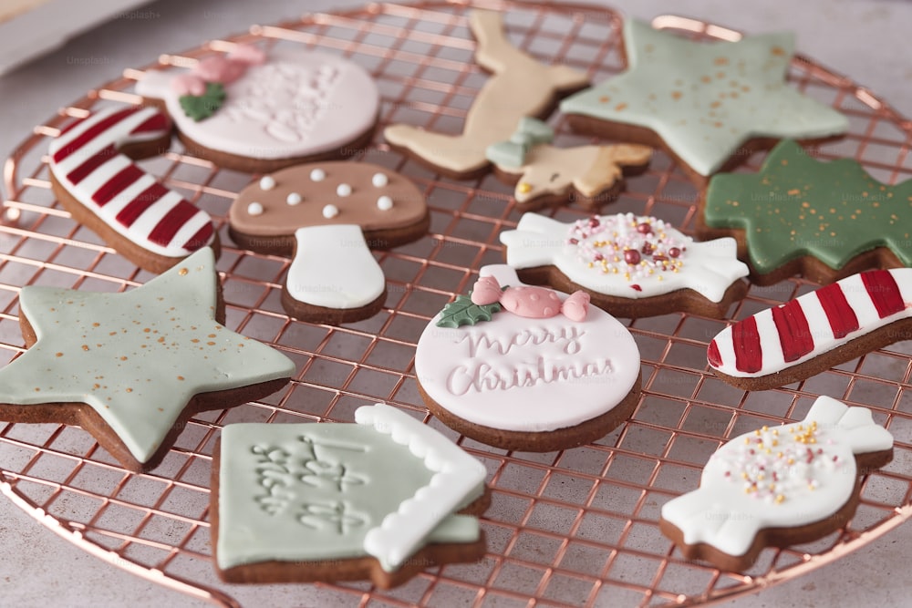 a group of gingerbread cookies