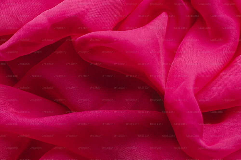 un primo piano di un tessuto rosa