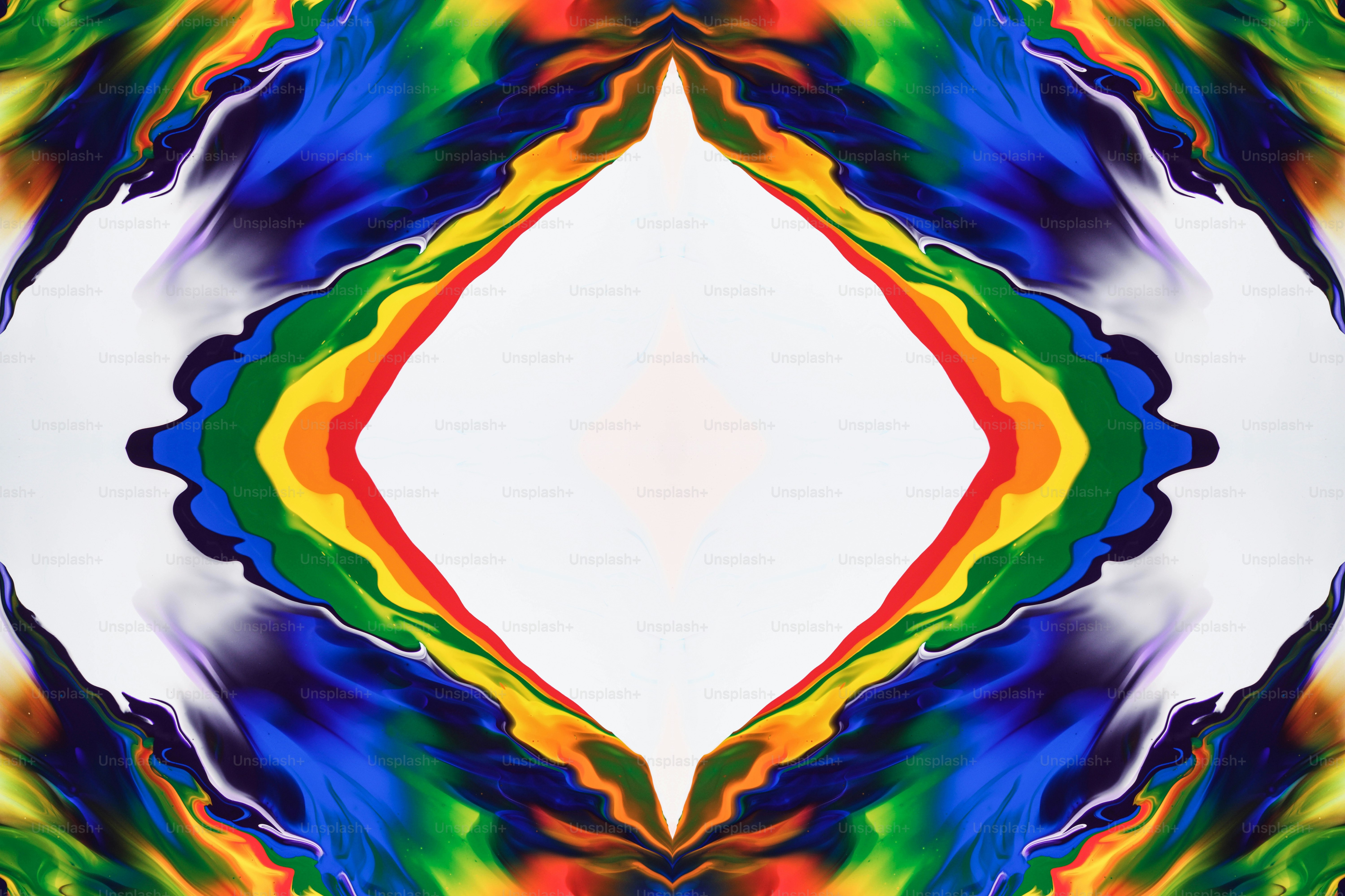 a close up of a rainbow