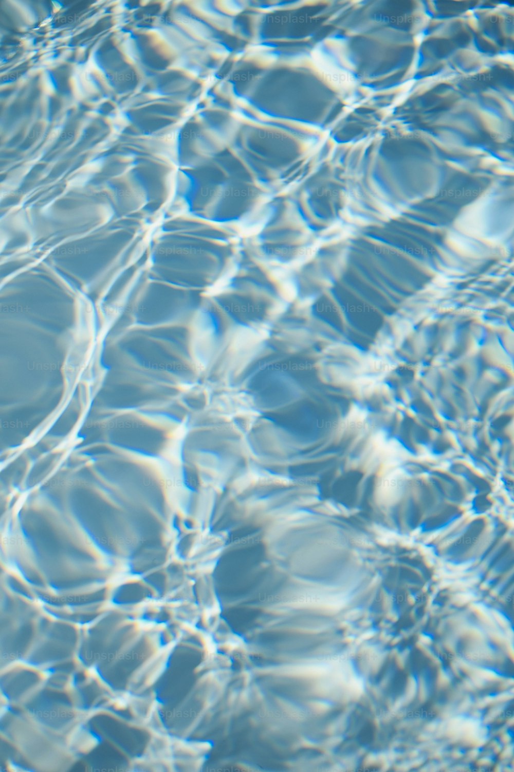 um close up de água