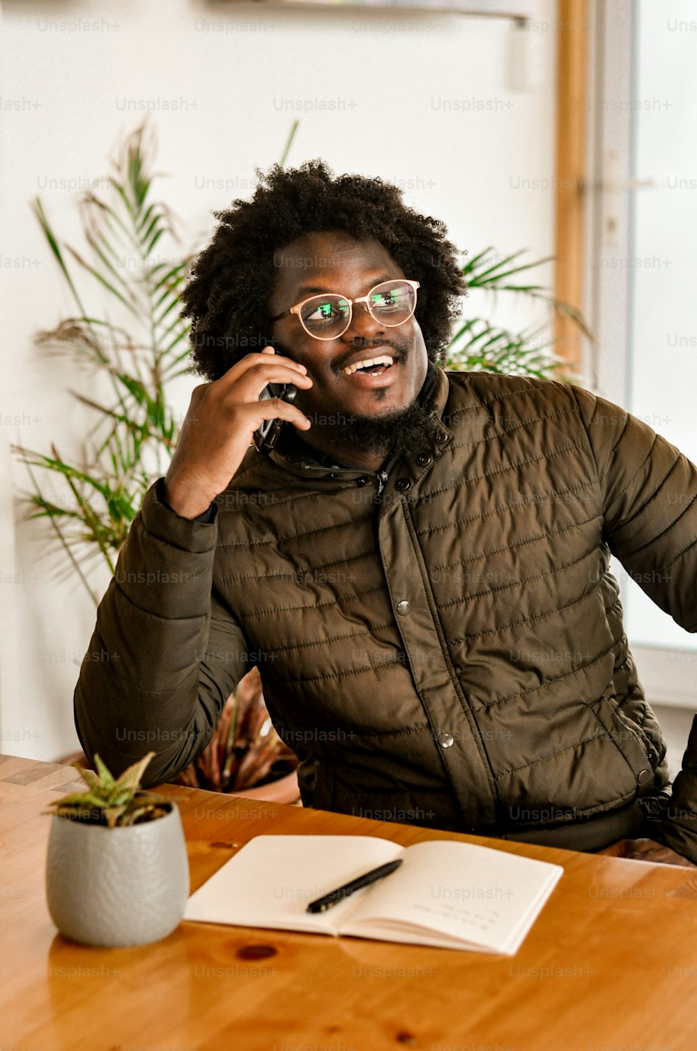 a person wearing glasses