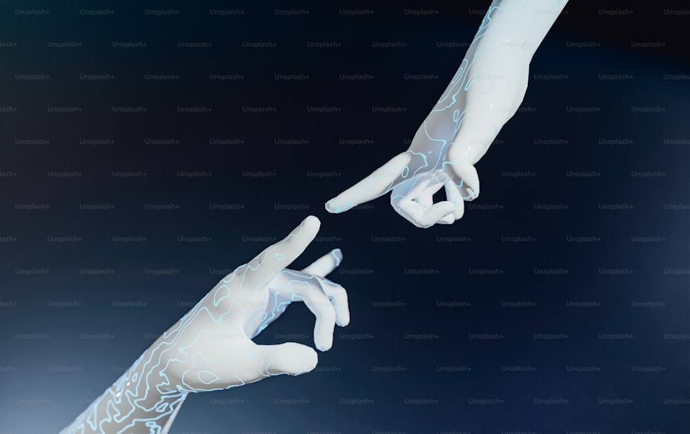 un par de manos sosteniendo un objeto blanco