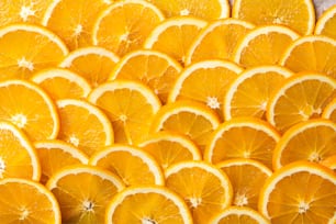 a pile of oranges