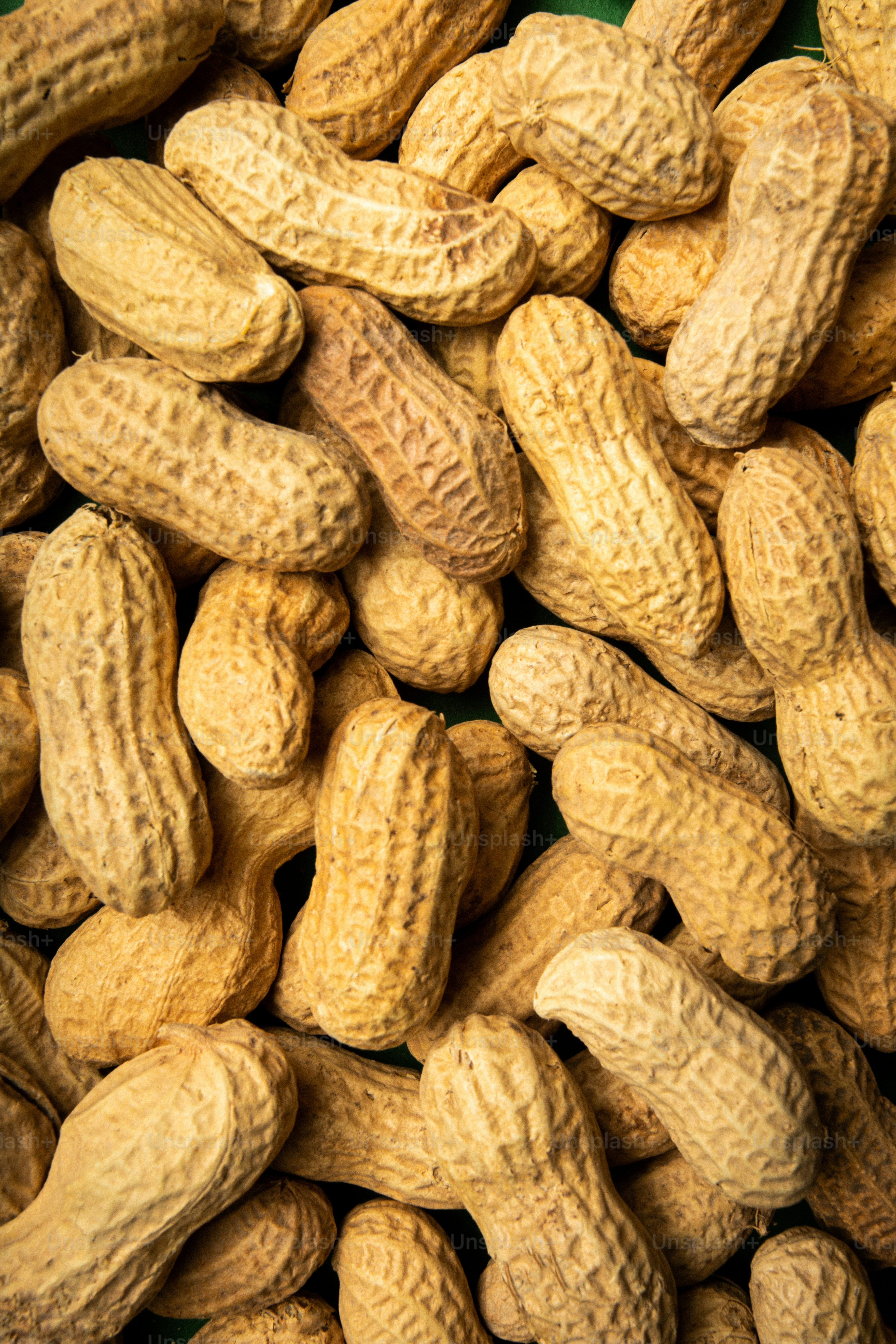 a pile of peanuts