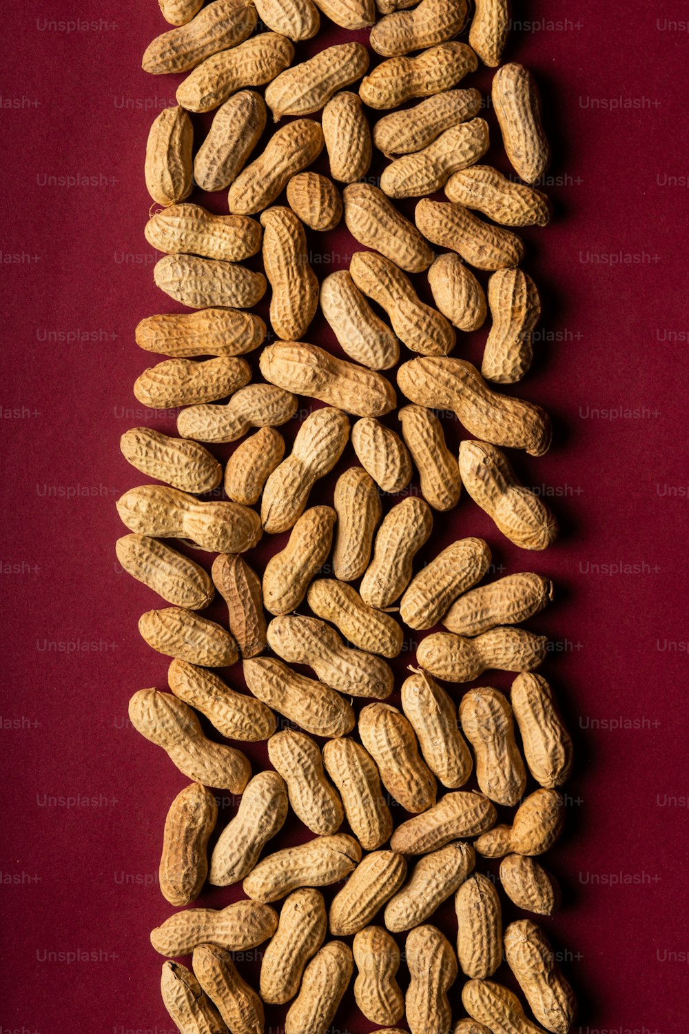 a pile of peanuts