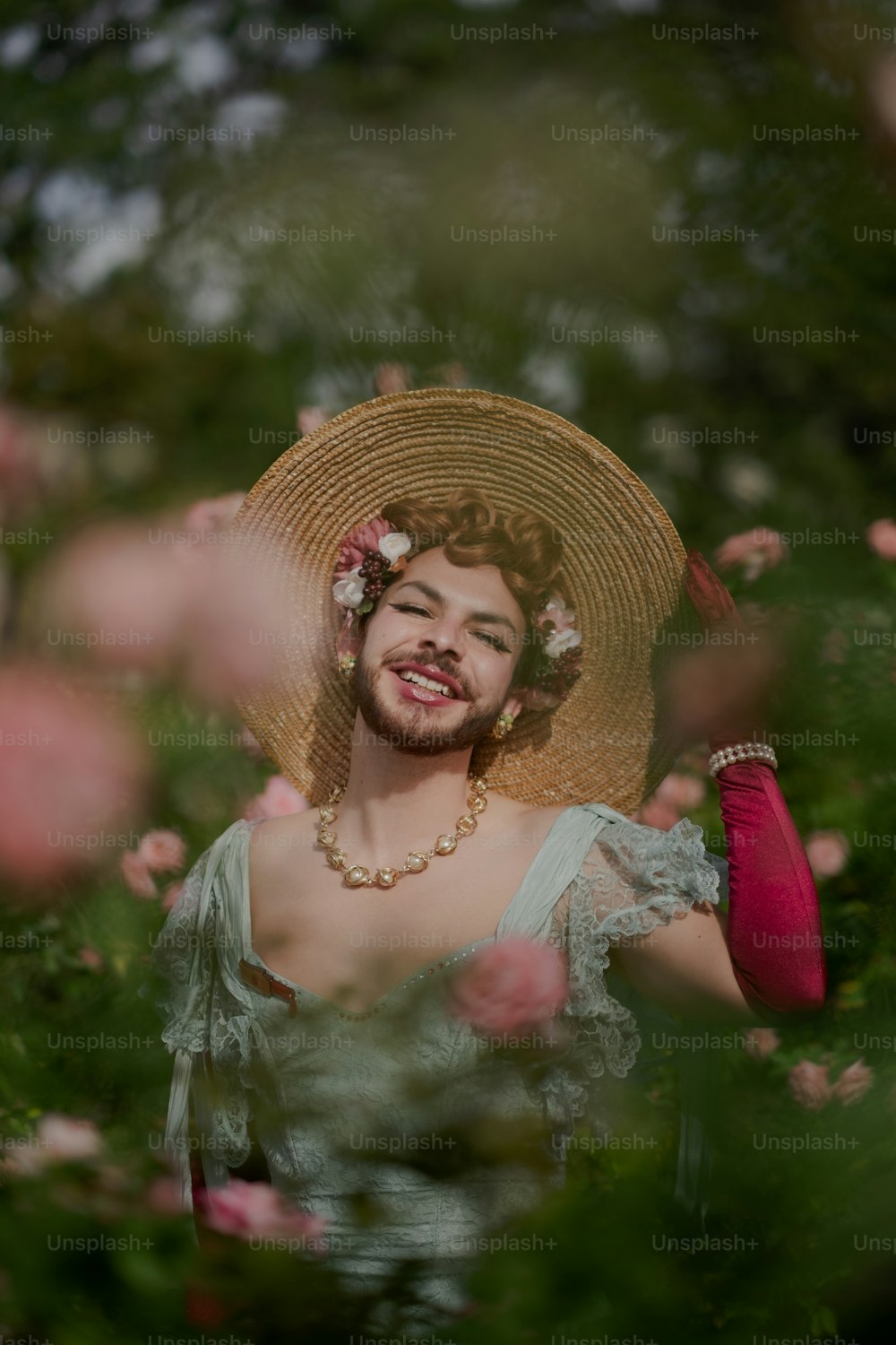 a person wearing a sombrero