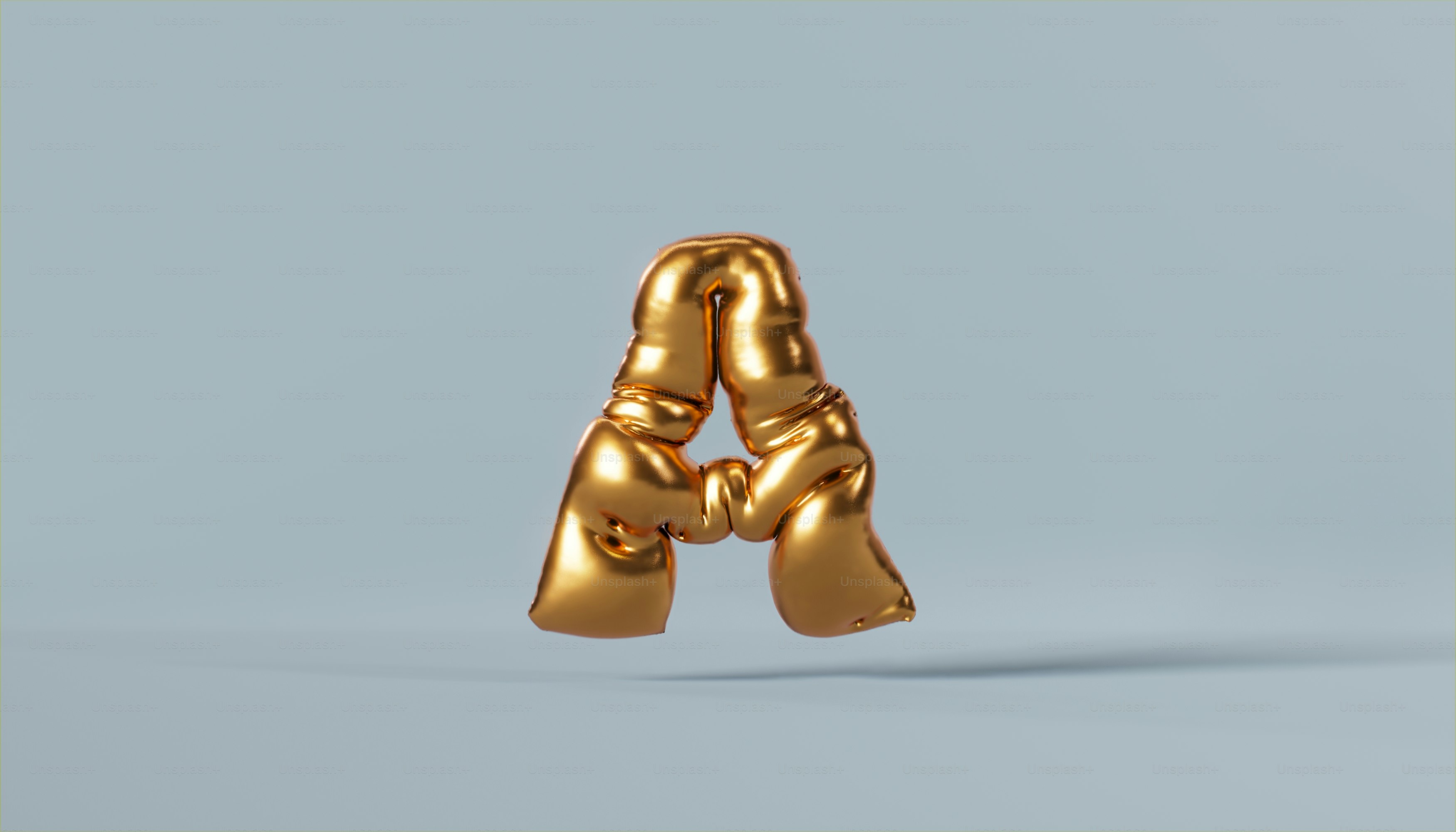 a gold and silver statue
