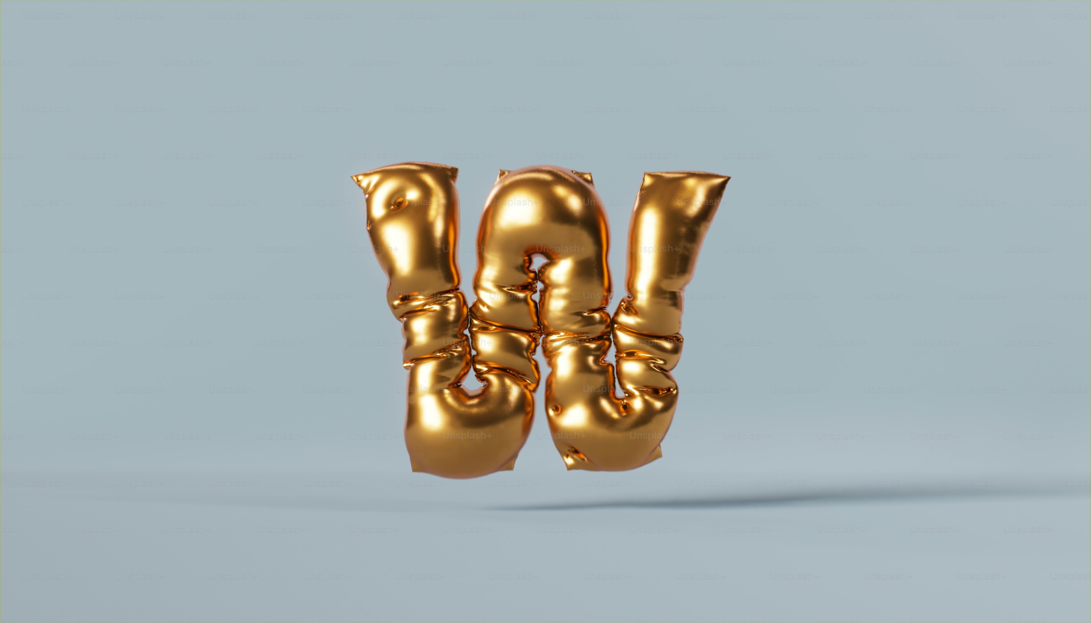 ein Paar goldene Statuen