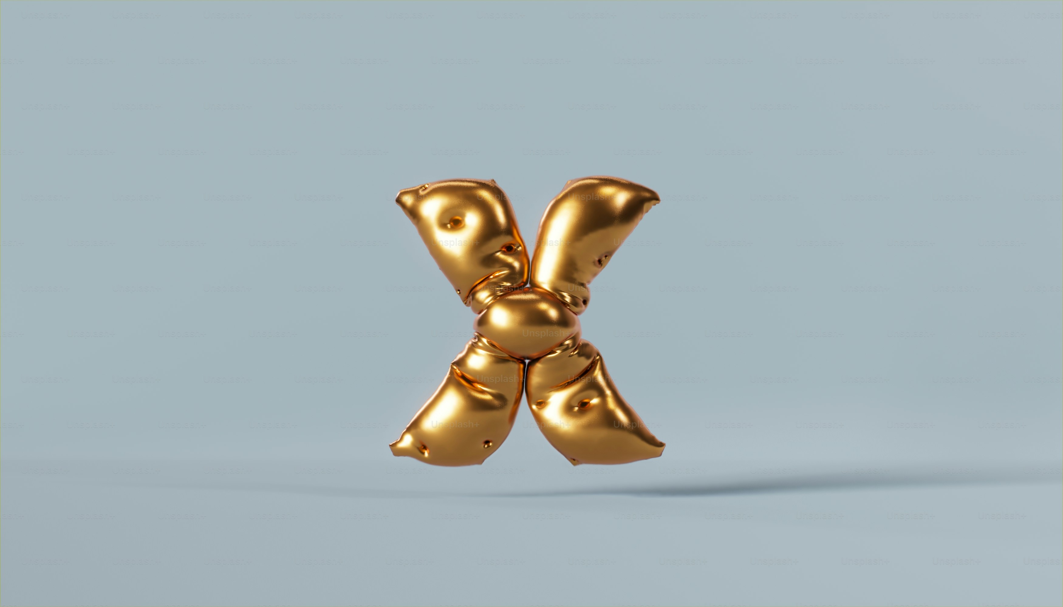 a gold and silver figurine