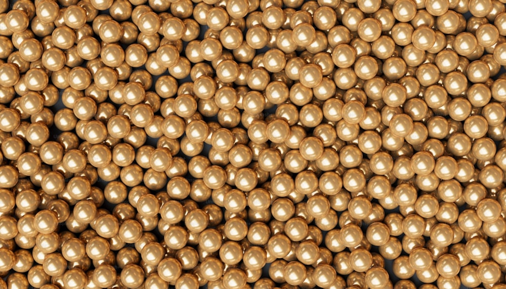 a large group of white balls