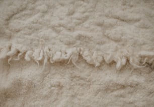 a close up of a white surface