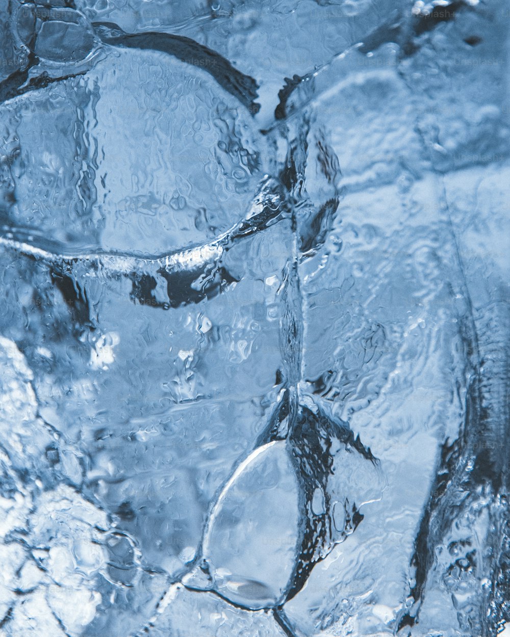 a large glacier with ice and snow