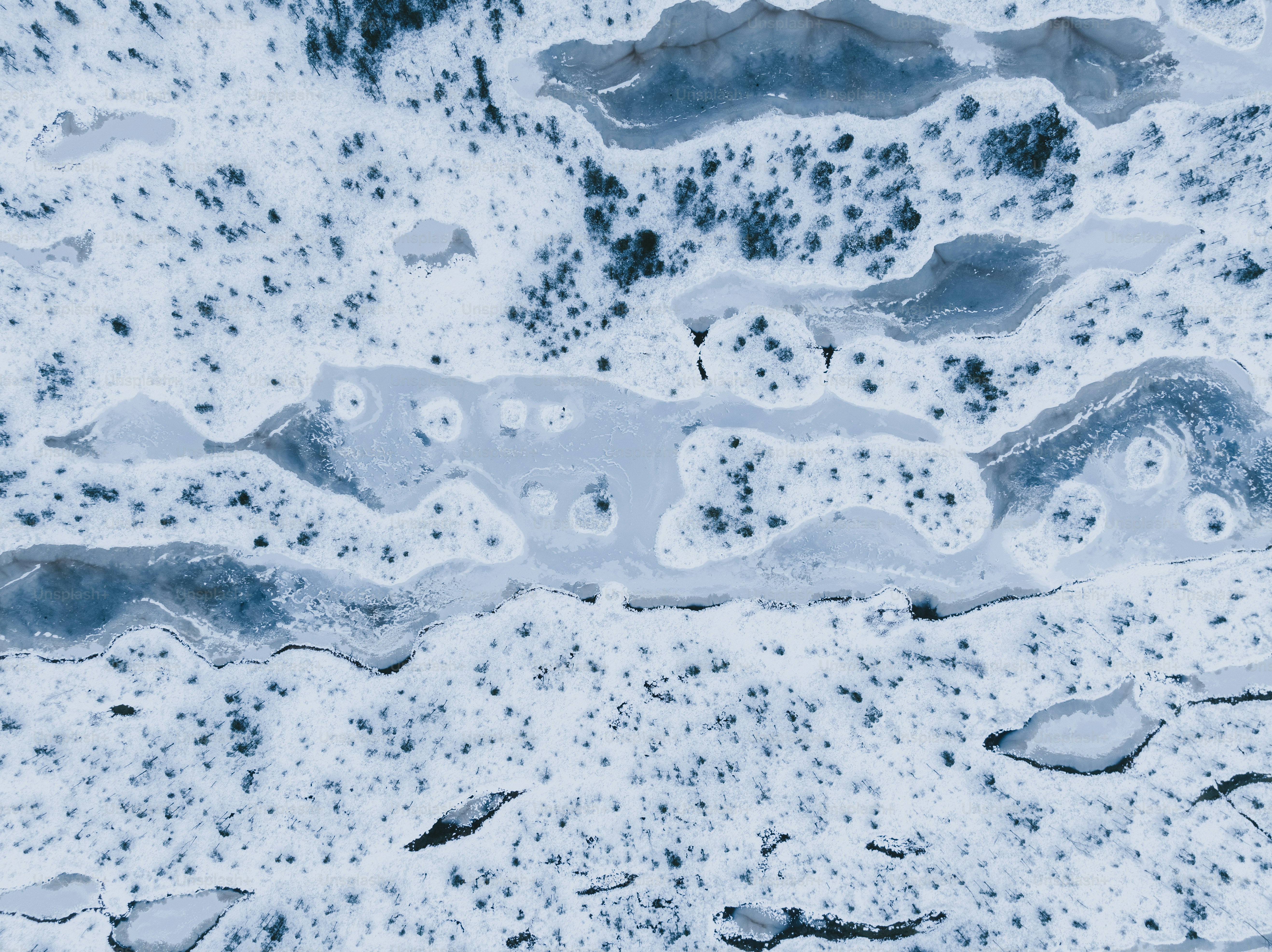 a snow covered ground