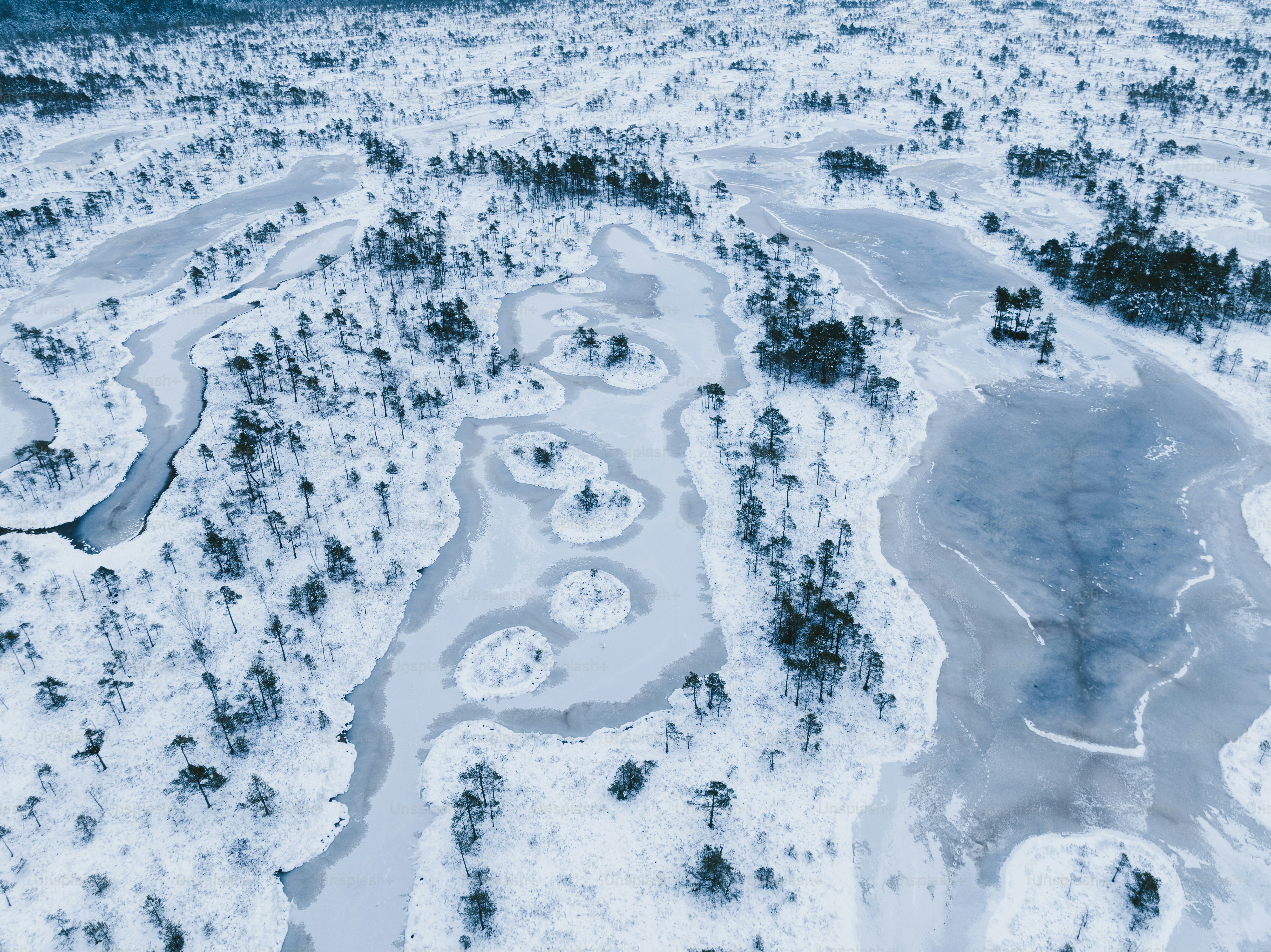 a snow covered road