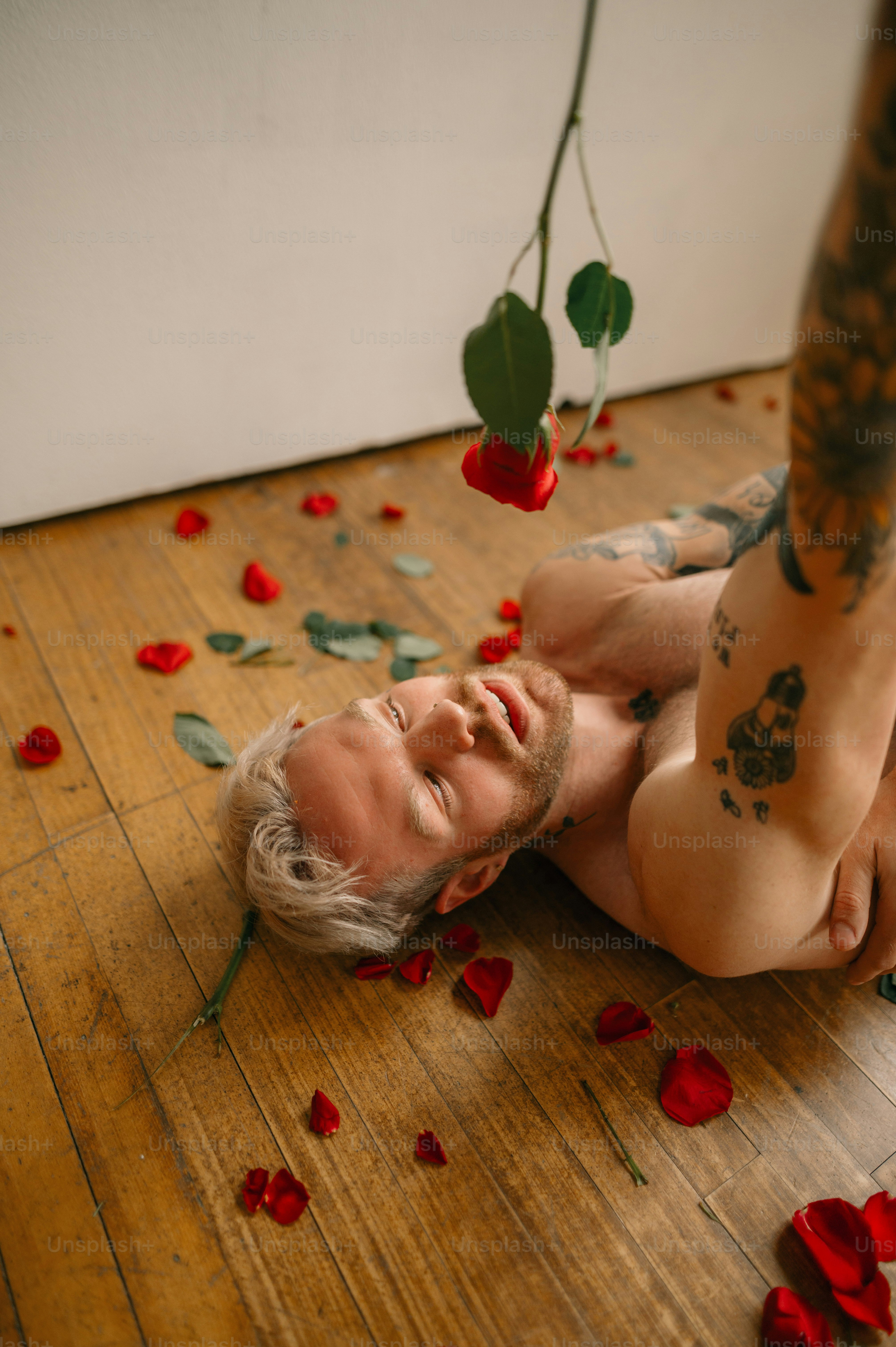 a person lying on the floor