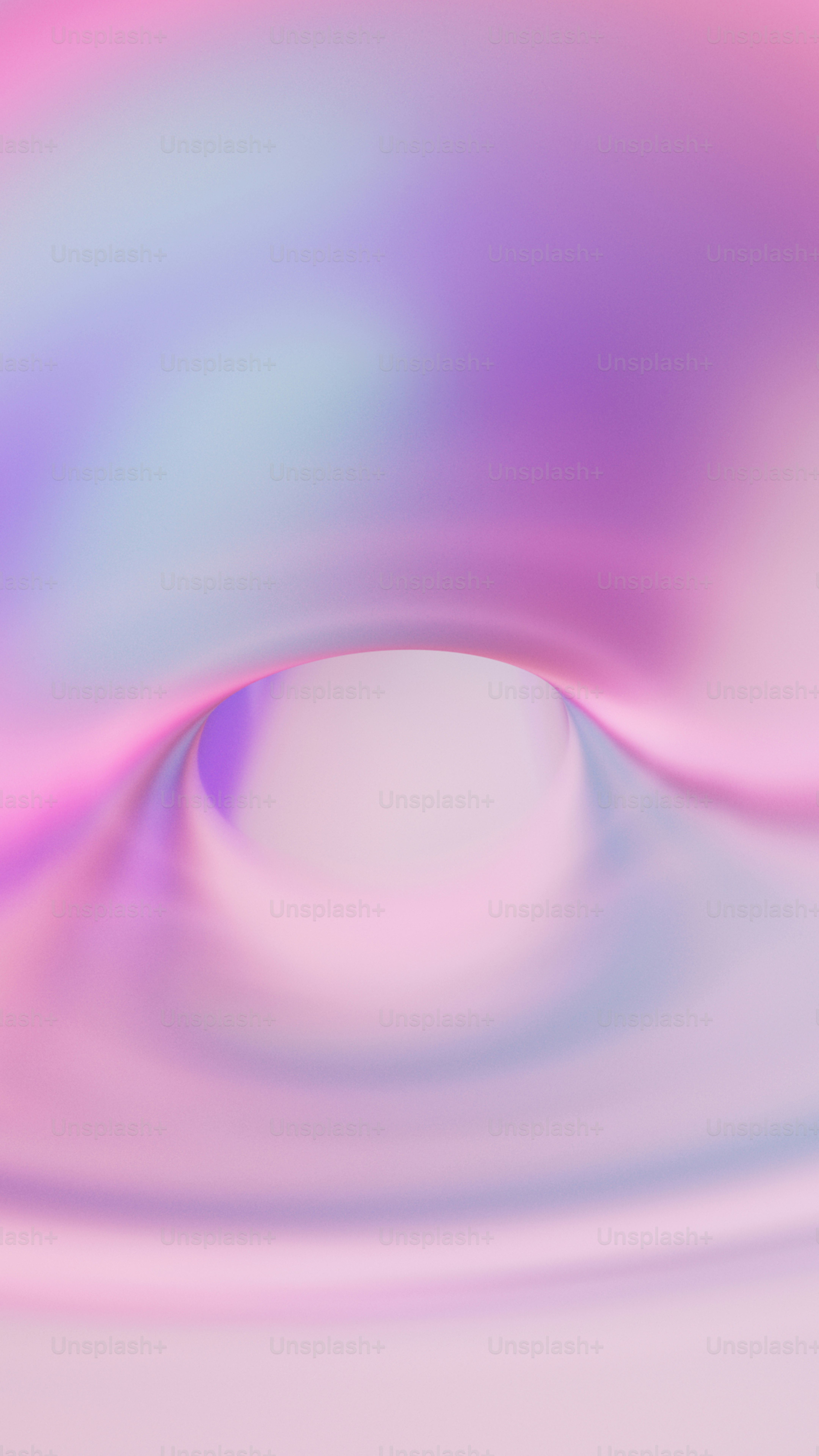 a close up of a pink and white circle