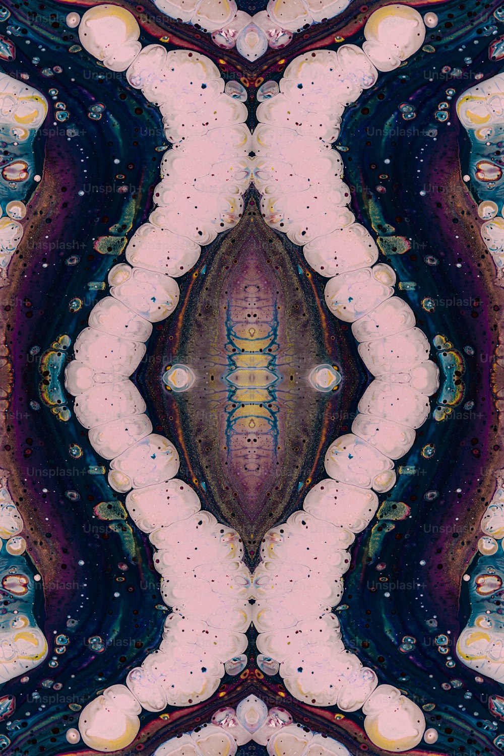 Gros plan d’une pieuvre violette
