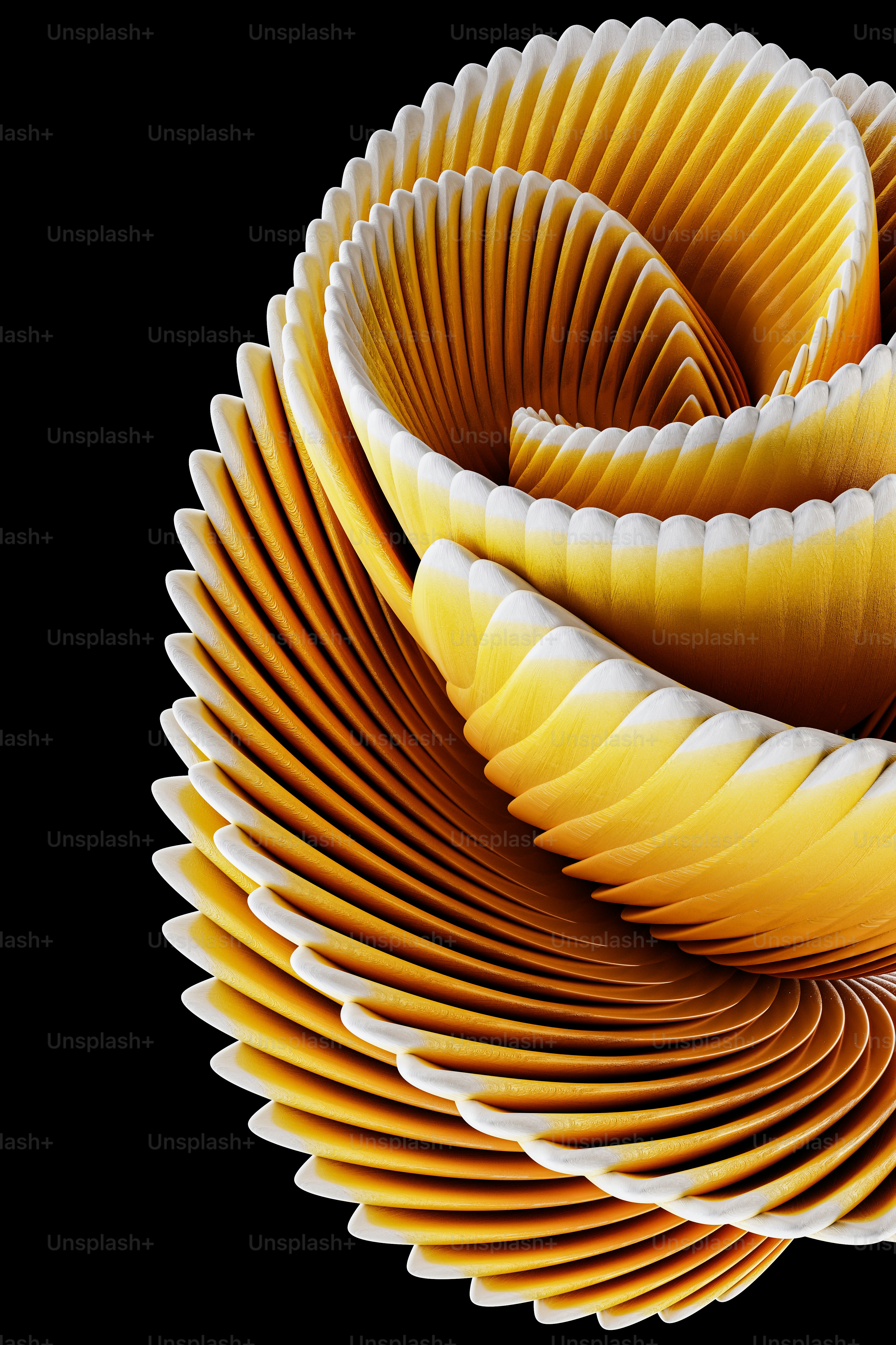 Ein Haufen gelber Nudeln