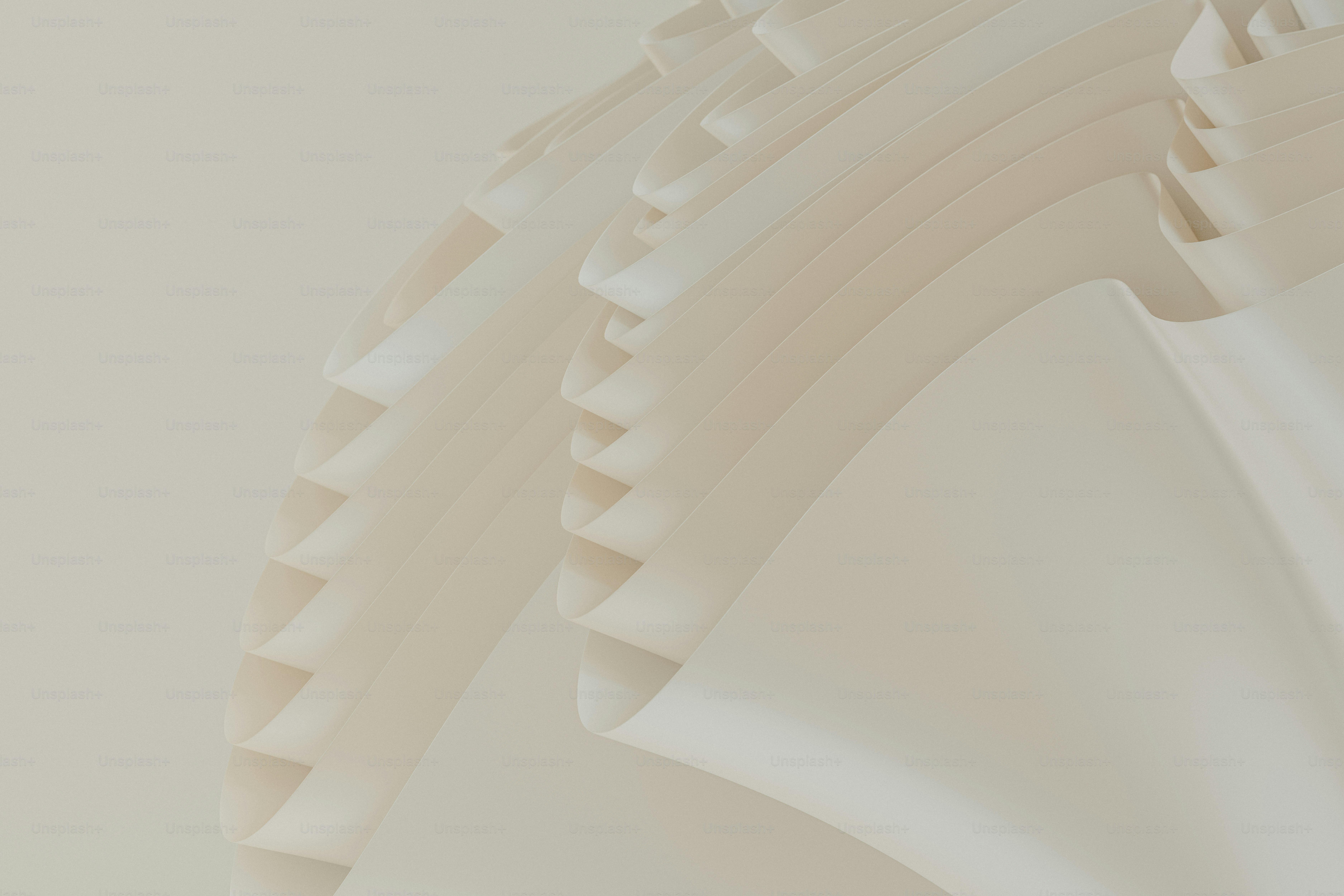 a set of white stairs