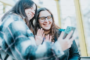 a group of women smiling