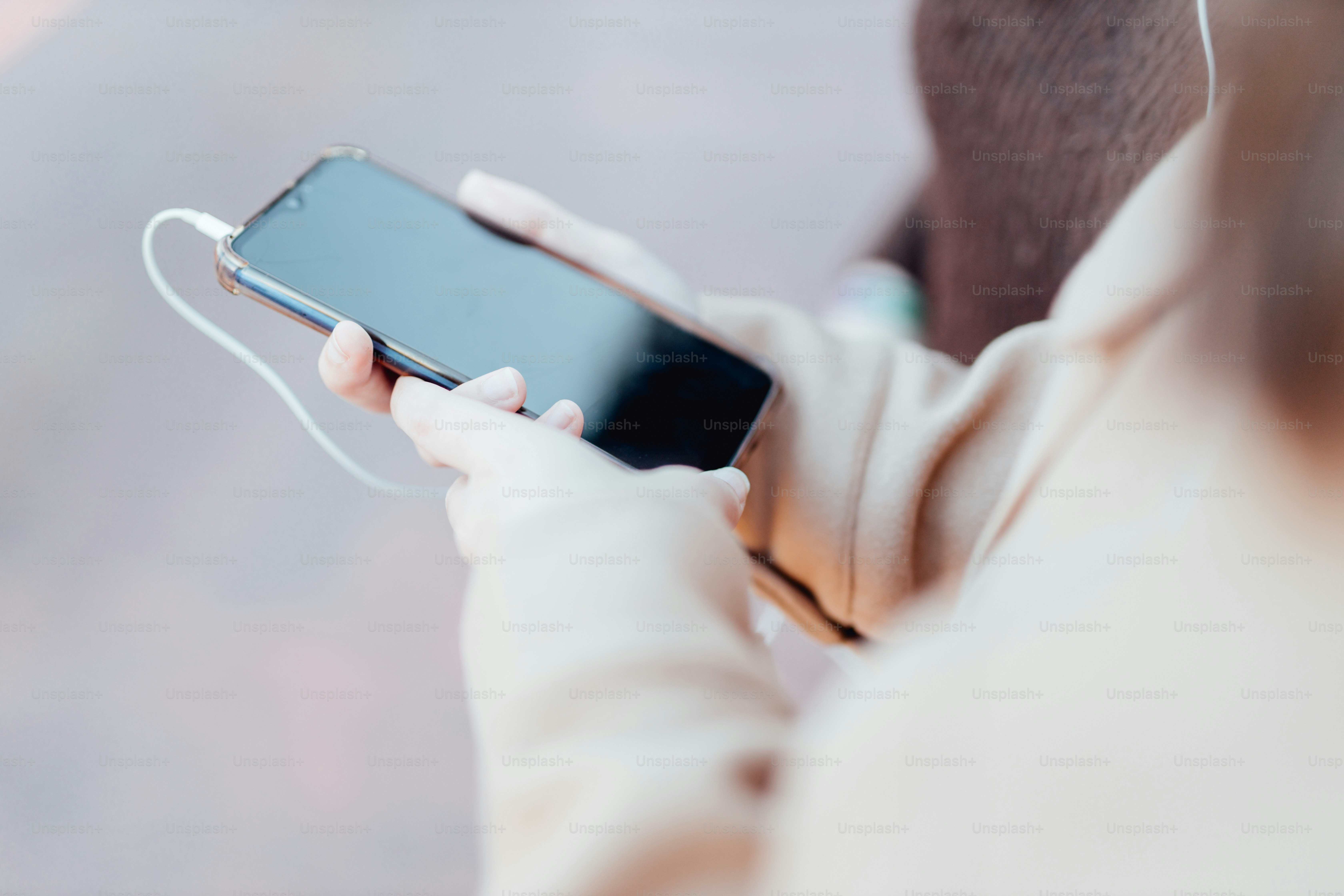a doctor using a cell phone