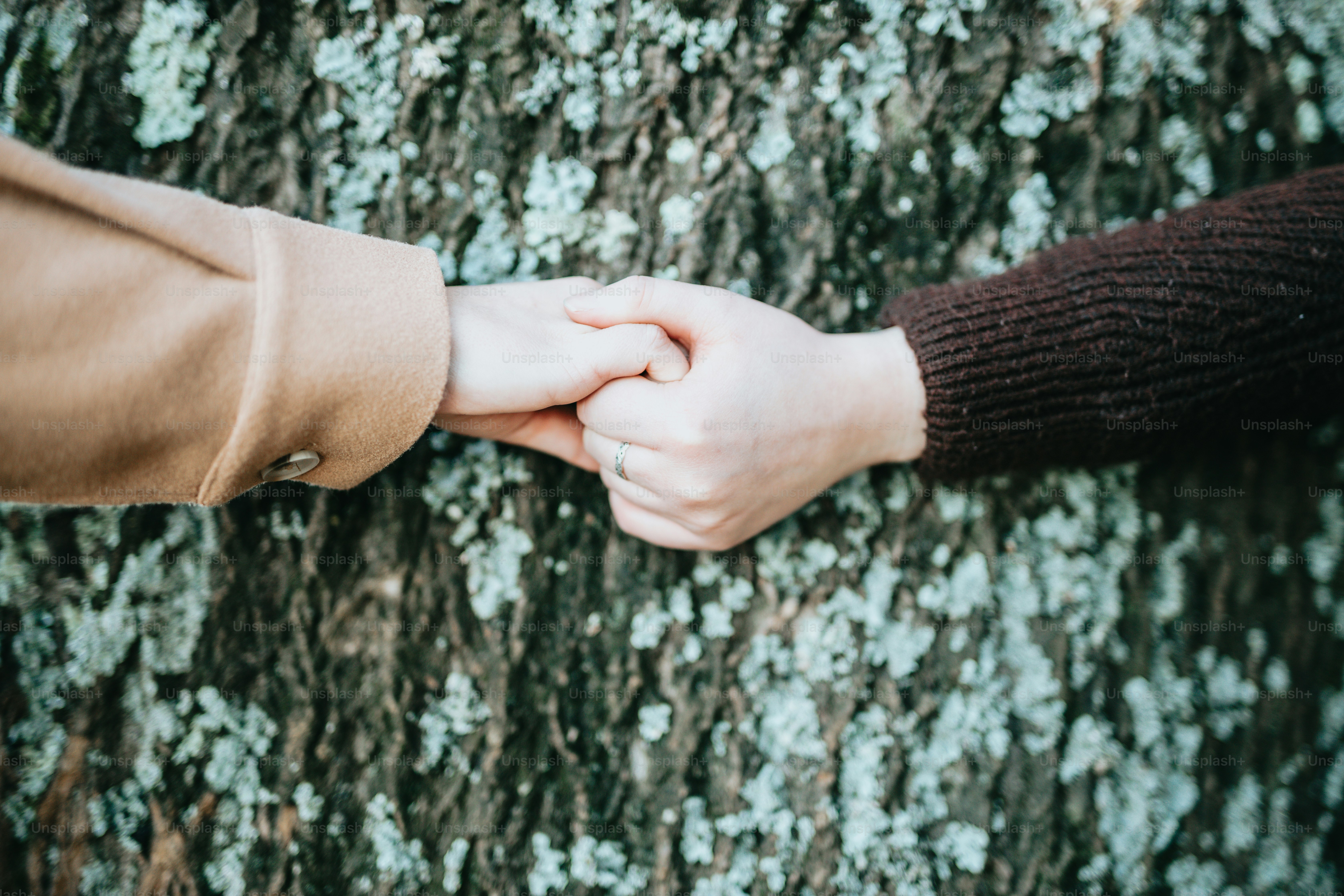 a pair of hands holding hands