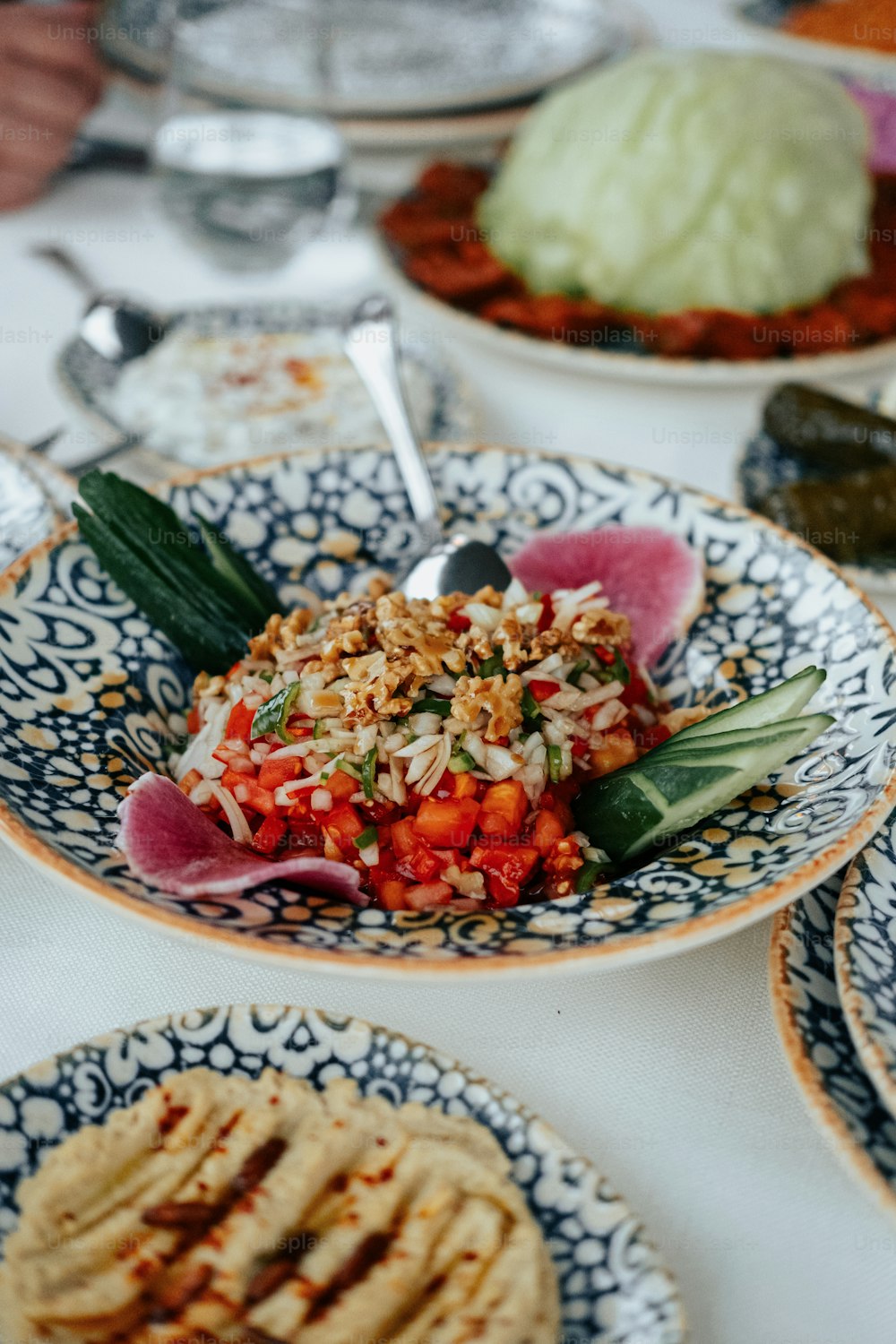 a plate of food