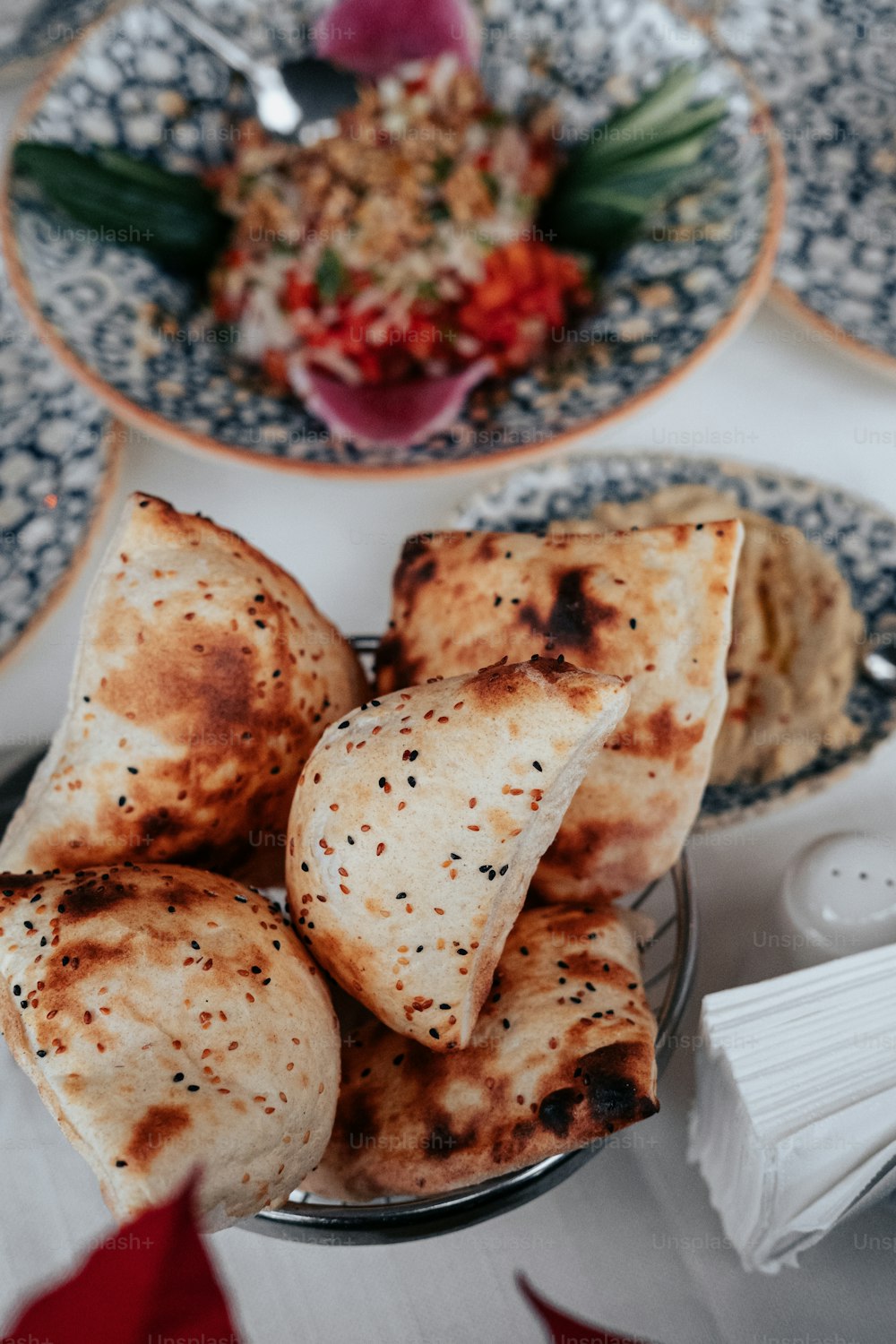 a plate of food