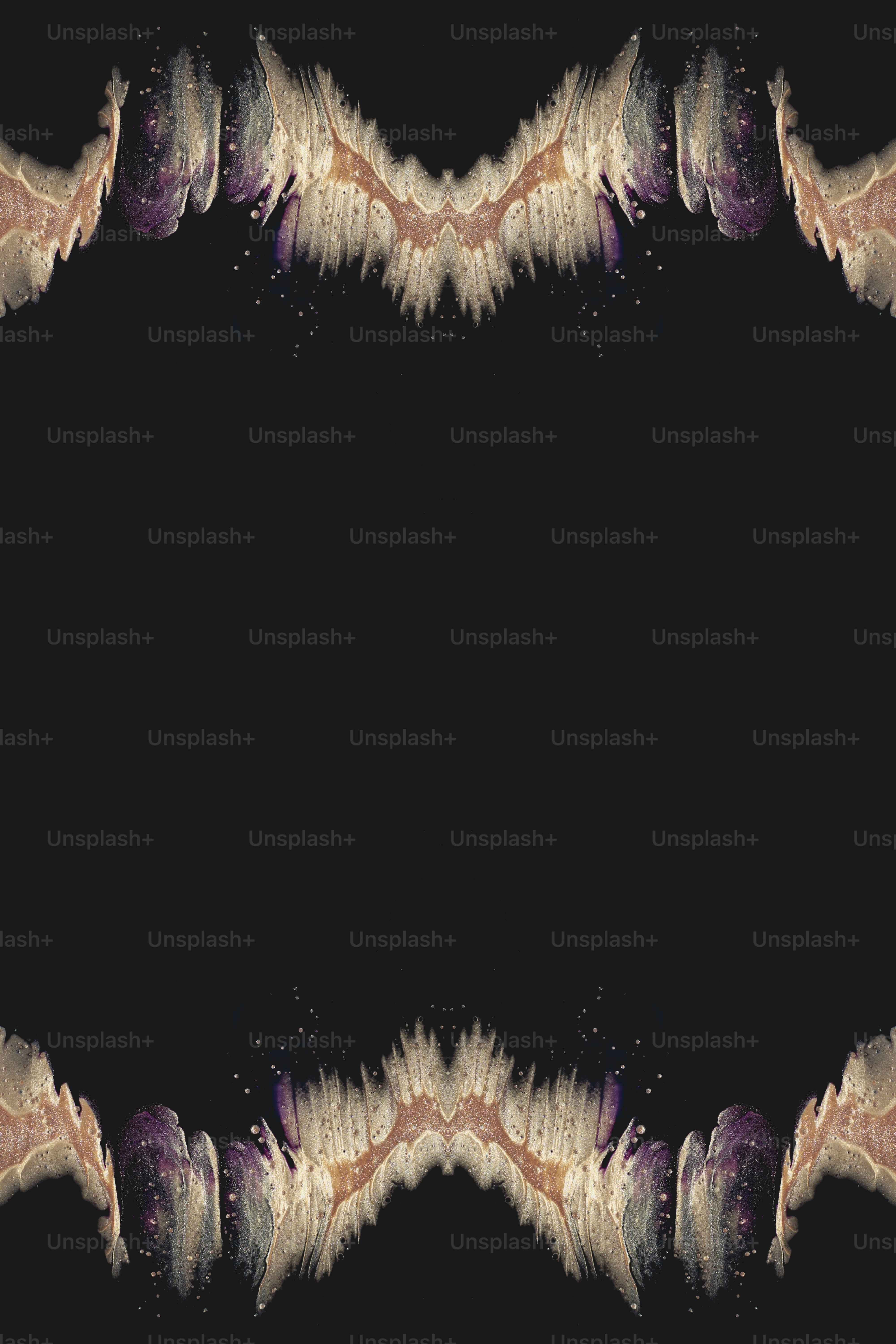 a close-up of some ice